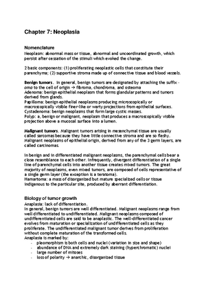 Lecture notes, Module 9 - Blood Disorders II: White Blood Cells ...