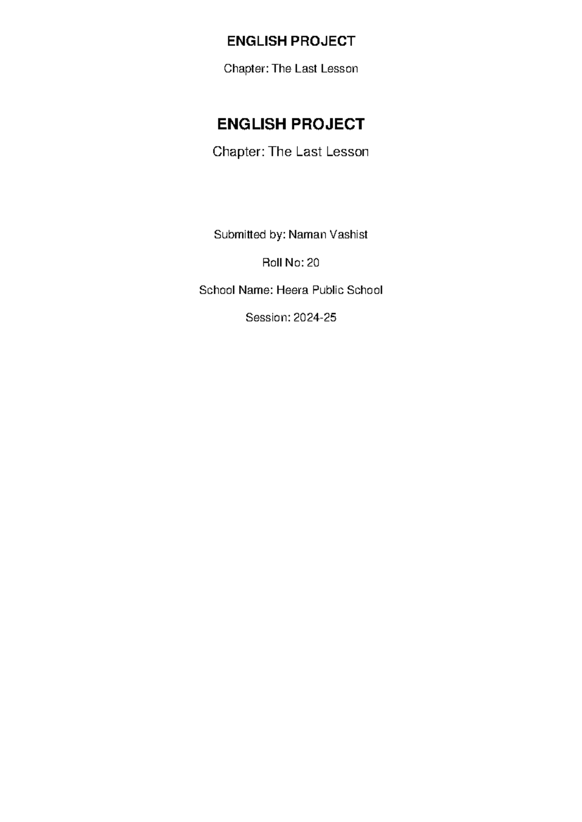 ENGLISH PROJECT: Chapter Summary and Analysis of 