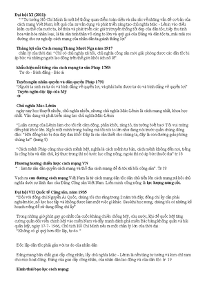 [Solved] Theo T tng H Ch Minh ng Cng sn Vit Nam l mt ng tn ti v pht ...