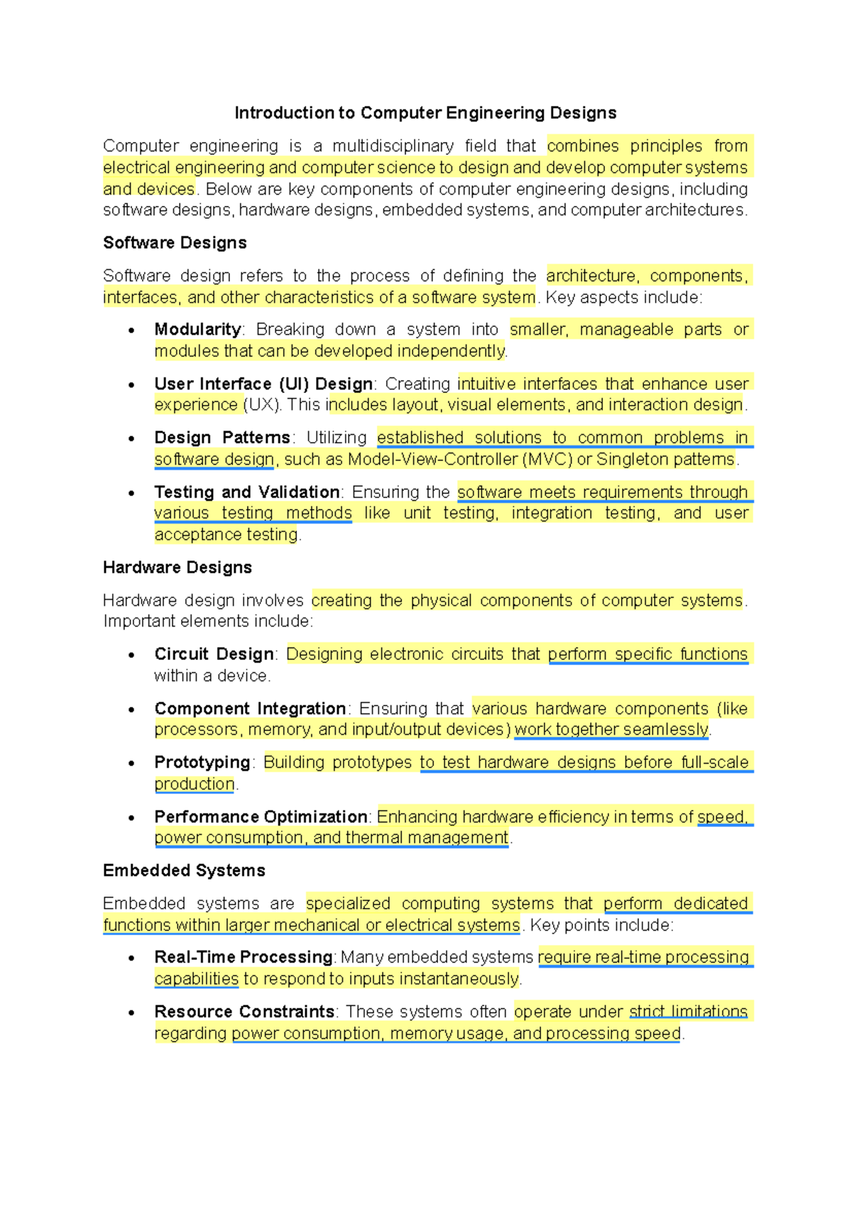 CPE 401 Final Exam Reviewer: Computer Engineering Overview - Studocu