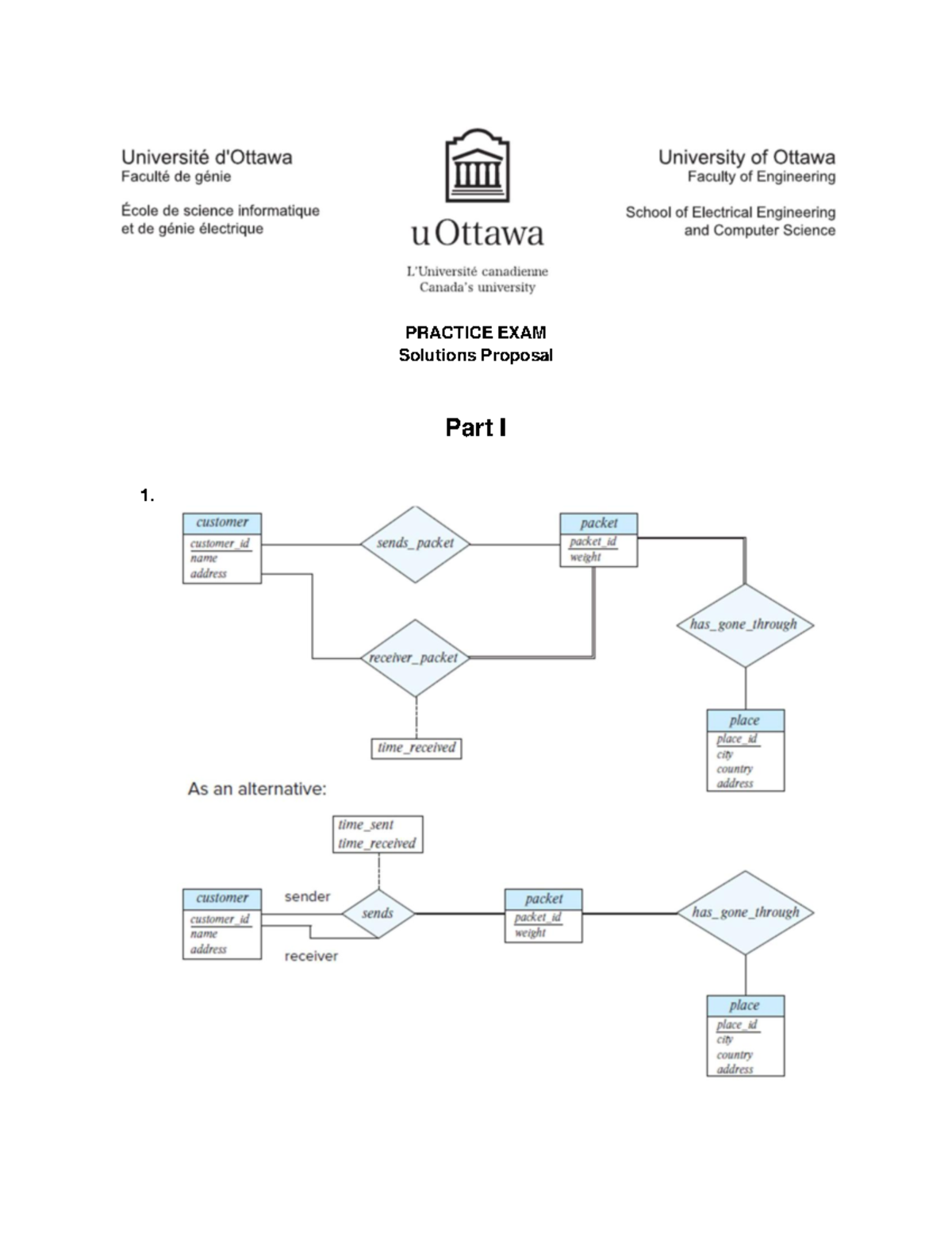 Practice Exam Solution for Database Systems (CS101) - Studocu