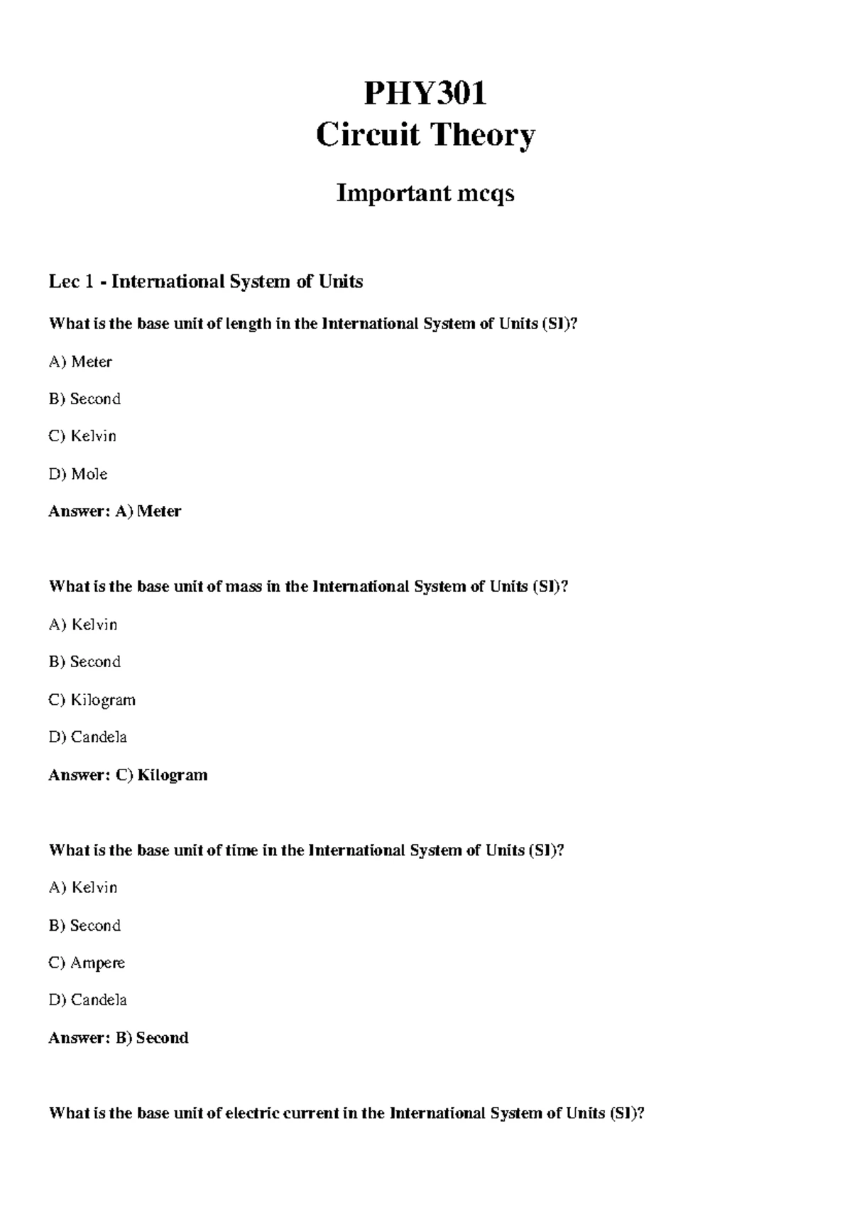 CS411 Final Exam MCQ Solutions for Visual Programming - Studocu