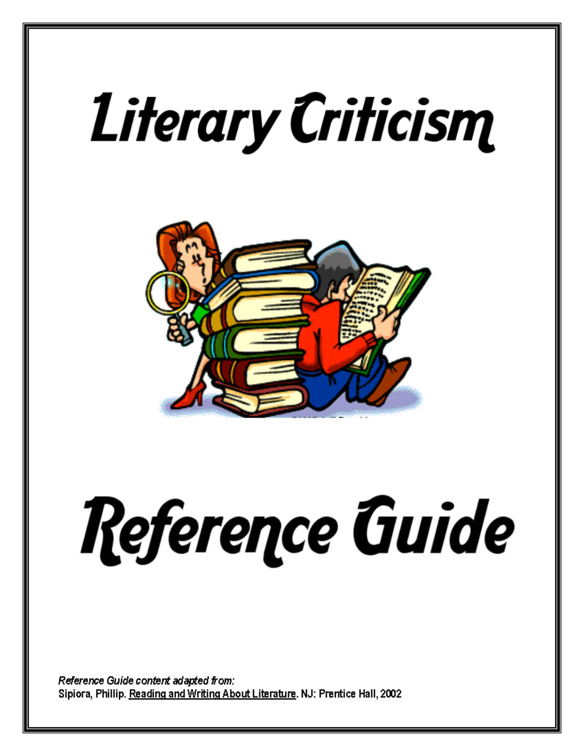 Literary Criticism Techniques: Types & Approaches for Analysis - Studocu