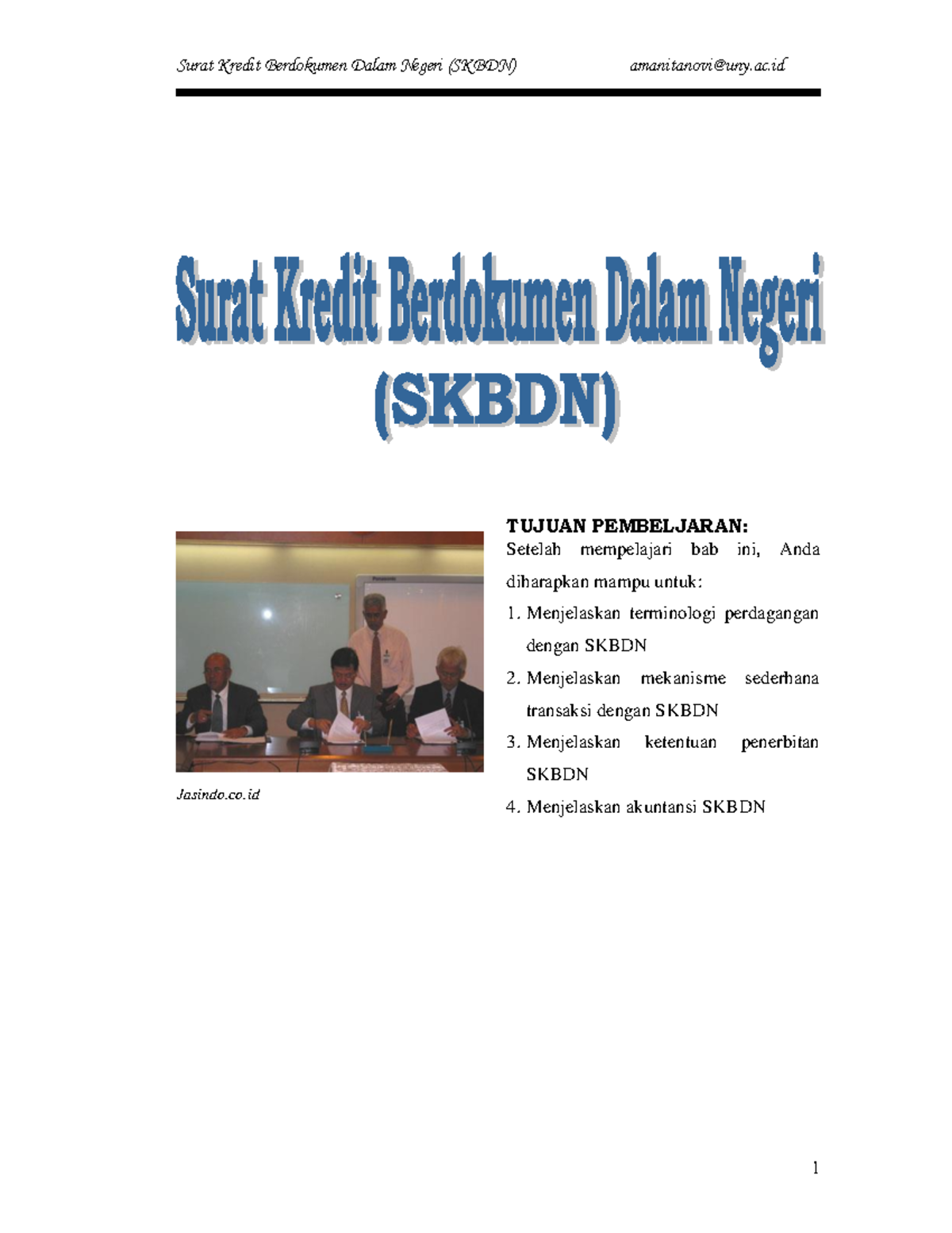 Catatan SKBDN: Penerbitan, Akuntansi & Proses Transaksi - Studocu