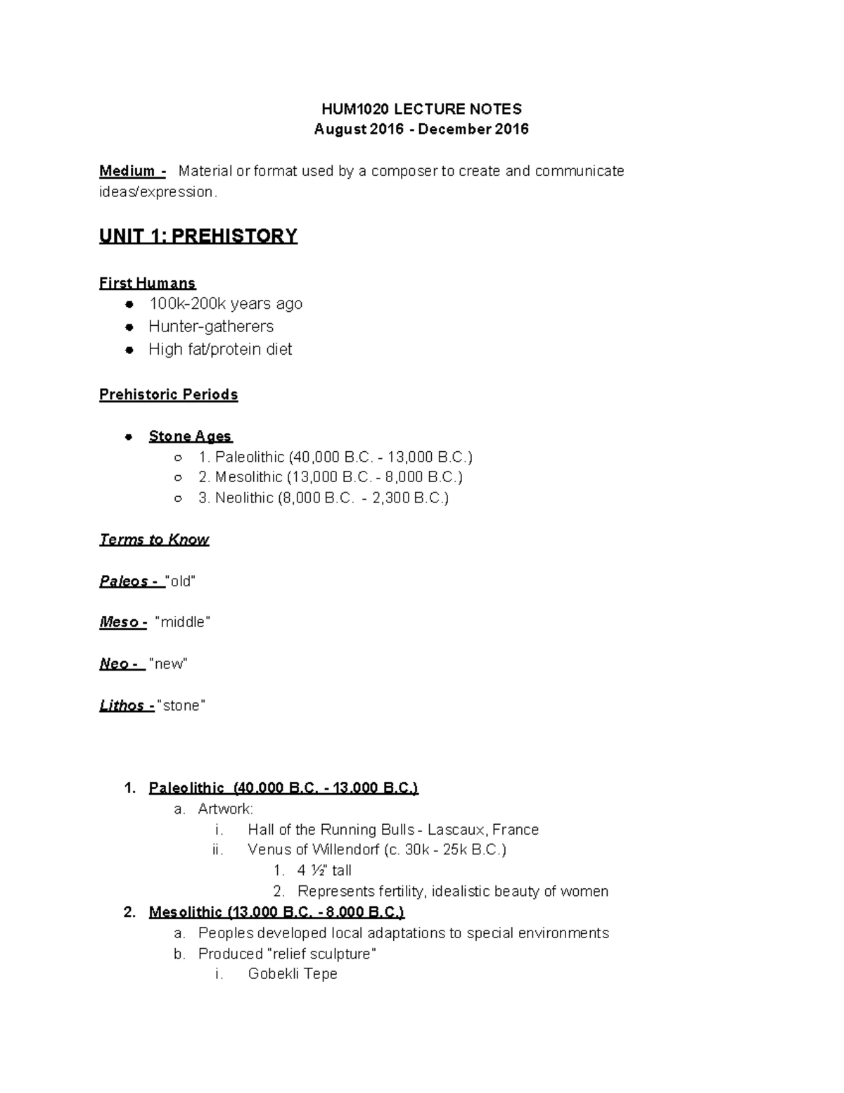 Humanities Notes - Notes What are Humanities? - Analytical, critical ...