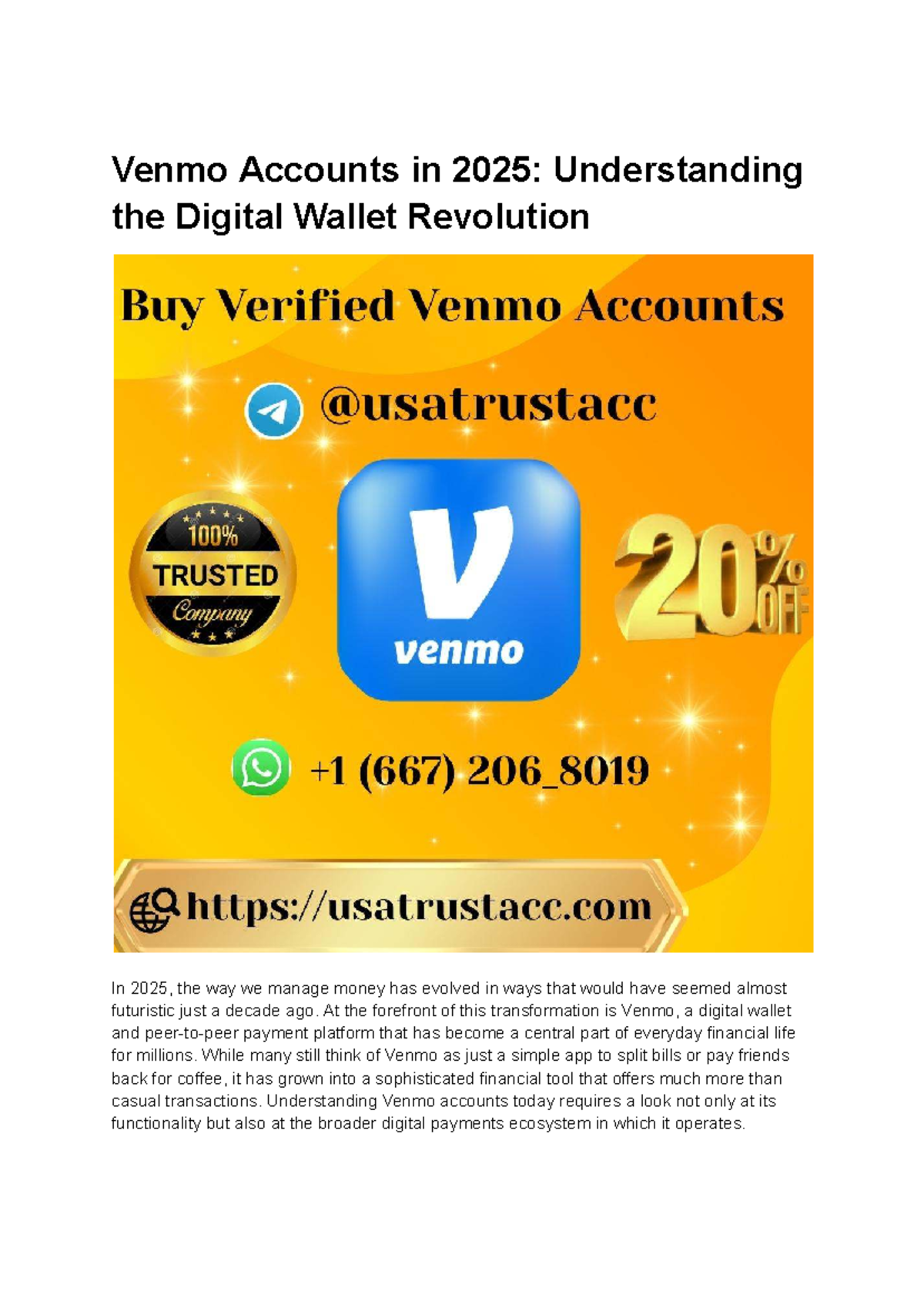 Understanding Verified Venmo Accounts: A 2025 Guide - Studocu