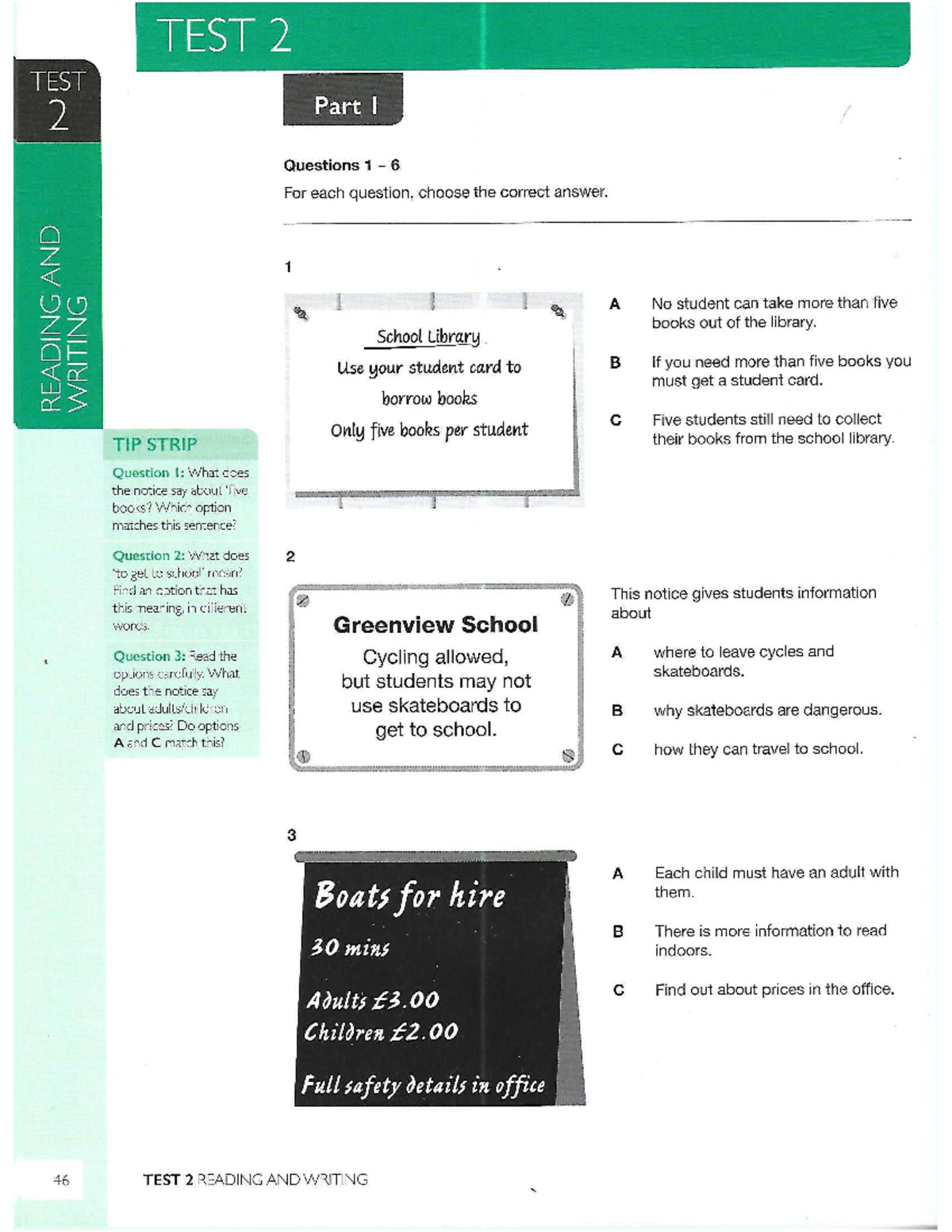 RD2 - TEST 2 Reading and Writing Practice Questions - Studocu