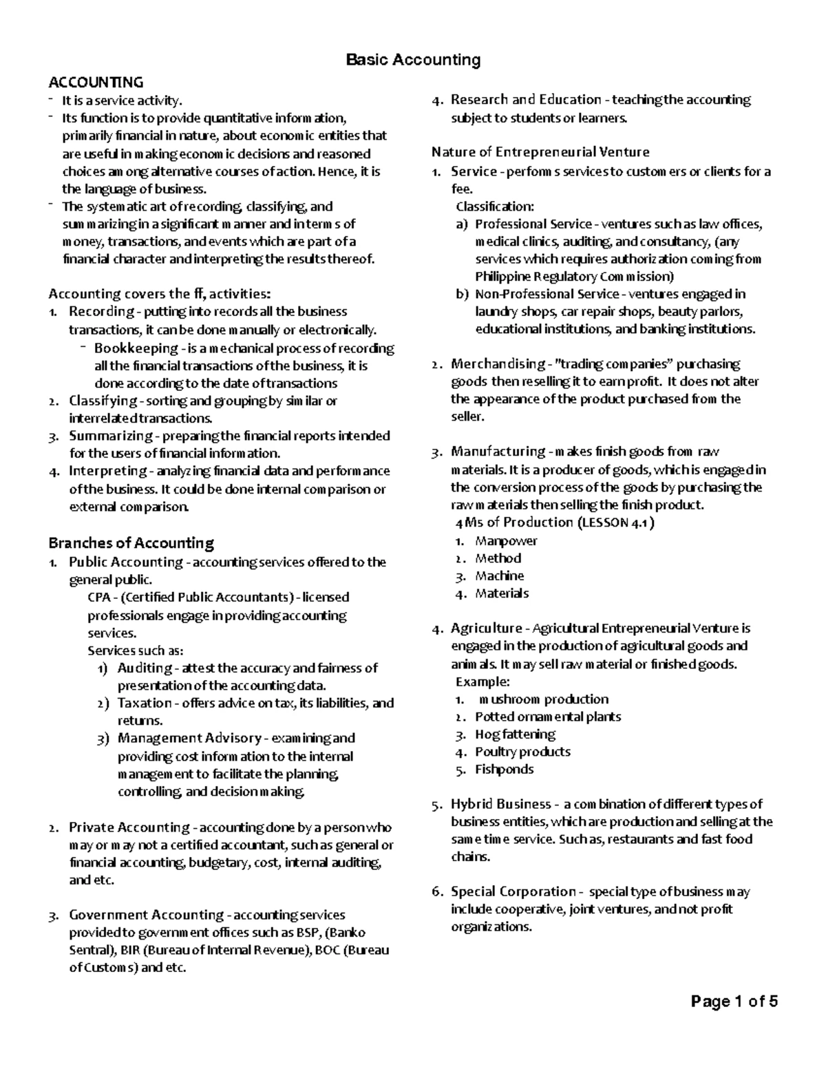 04 Receivables - Financial Accounting Review Notes - Studocu