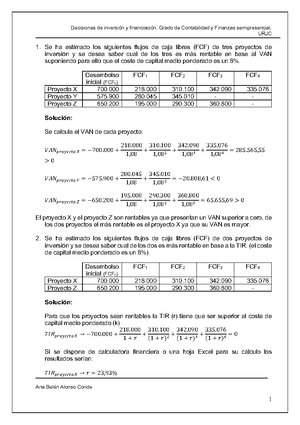 [Solved] que estudiar de prctica para examen decisiones de inversin y ...
