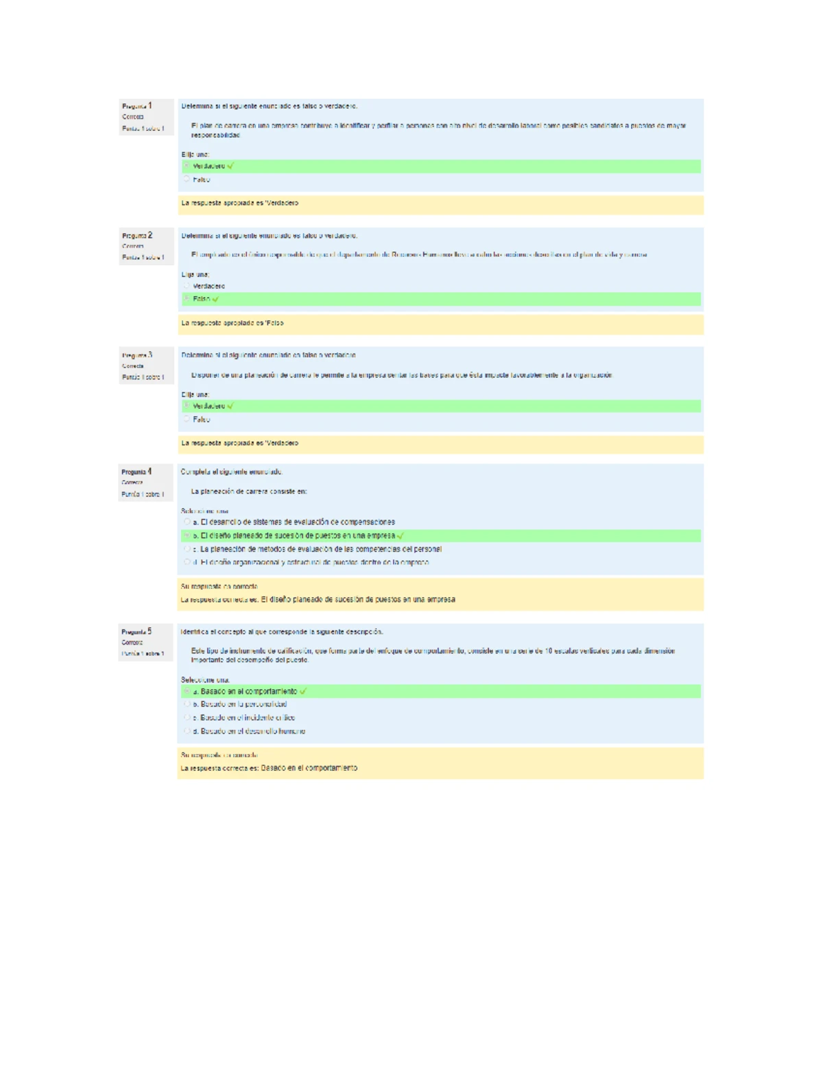 Plan de carrera profesional UVEG - Gestion del capital humano y