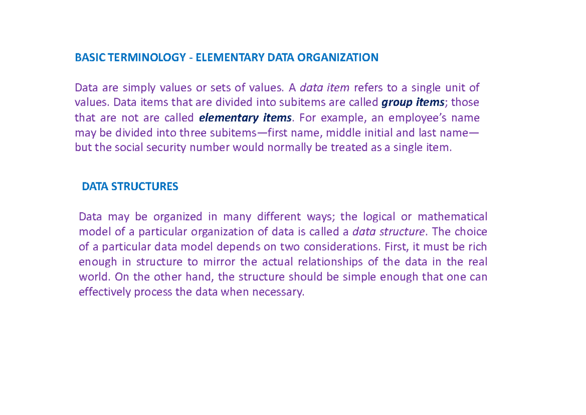 DS UNIT 1: Easy Notes on Stack Data Structures - Studocu