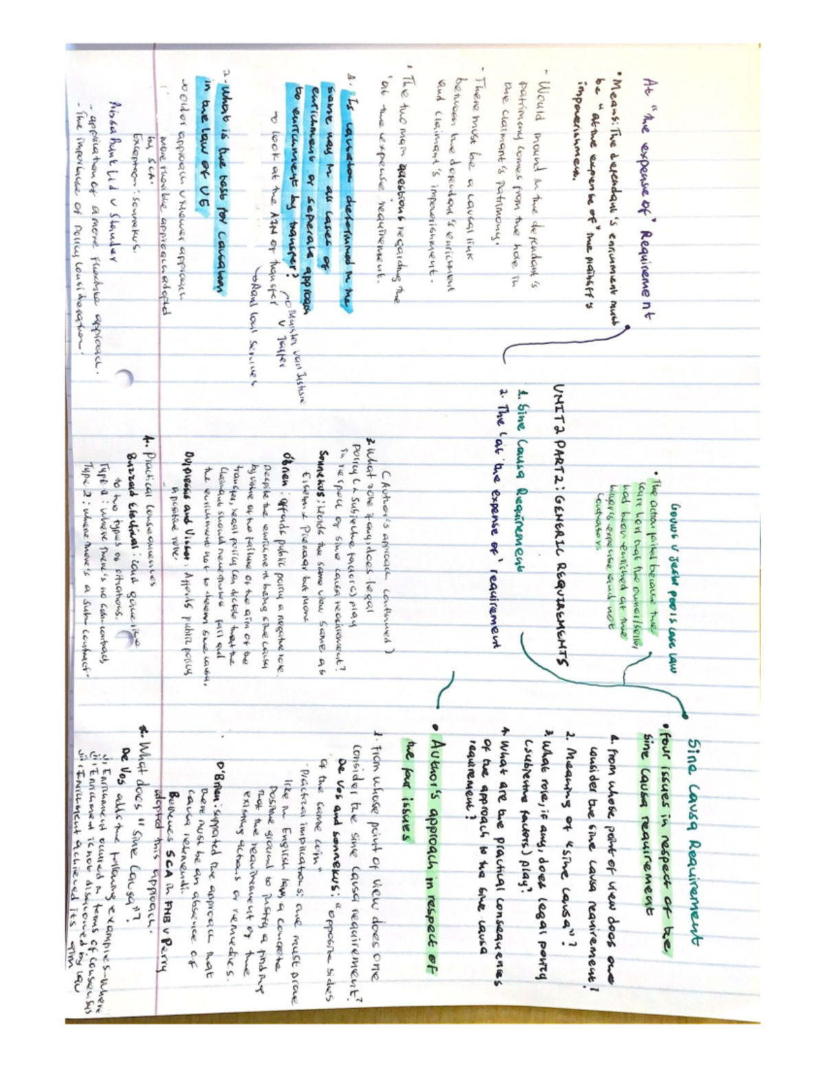 Sine Causa Requirement & Expense in GOUWS v Jester - Unit 2 Summary ...