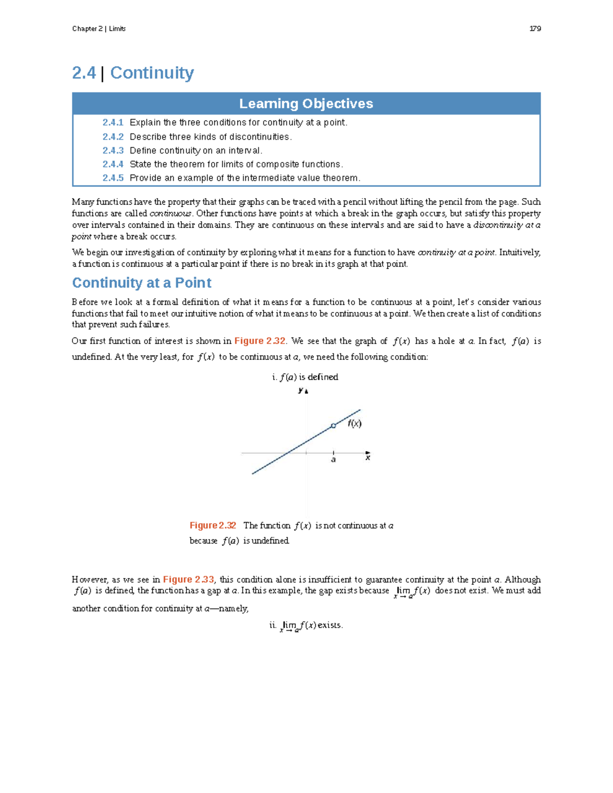 Chapter 2: Limits & Continuity - Learning Objectives (Calc 1) - Studocu
