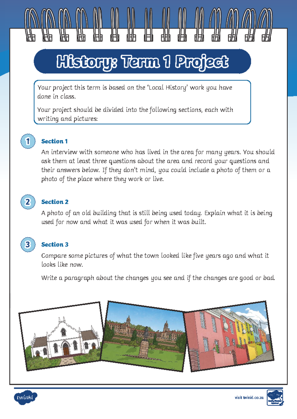Grade 4 History: Term 1 Project Guidelines and Assessment - Studocu