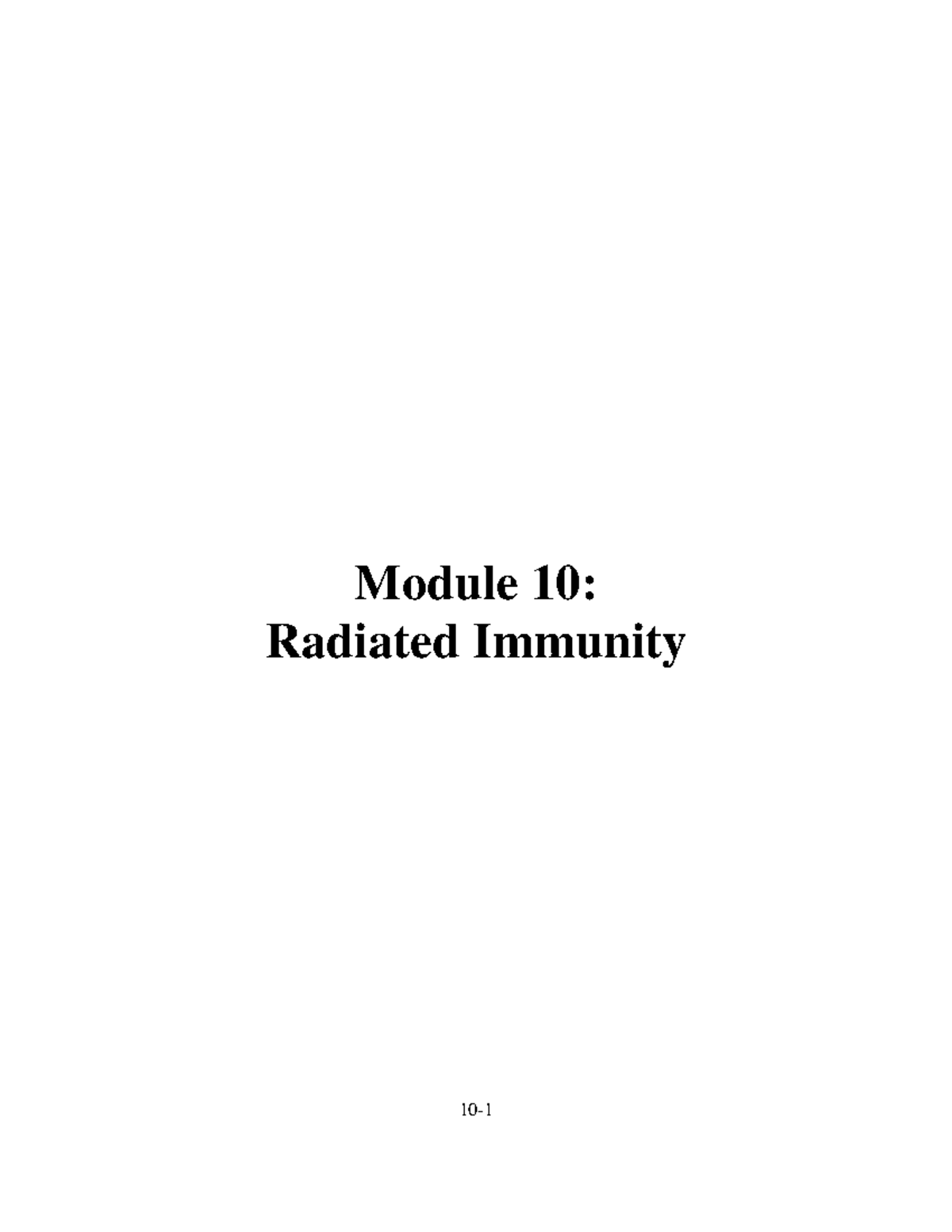 Module 10: Introduction to Radiated Immunity in Digital Devices - Studocu