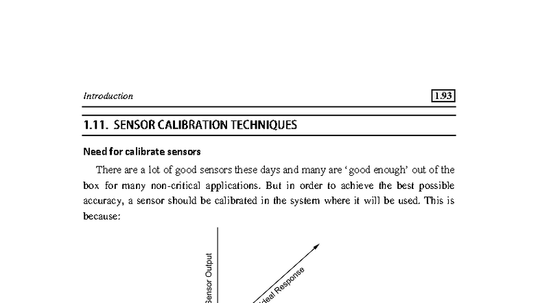 Calibration of Sensors: Importance, Methods, and Techniques (ENGR 1.93 ...