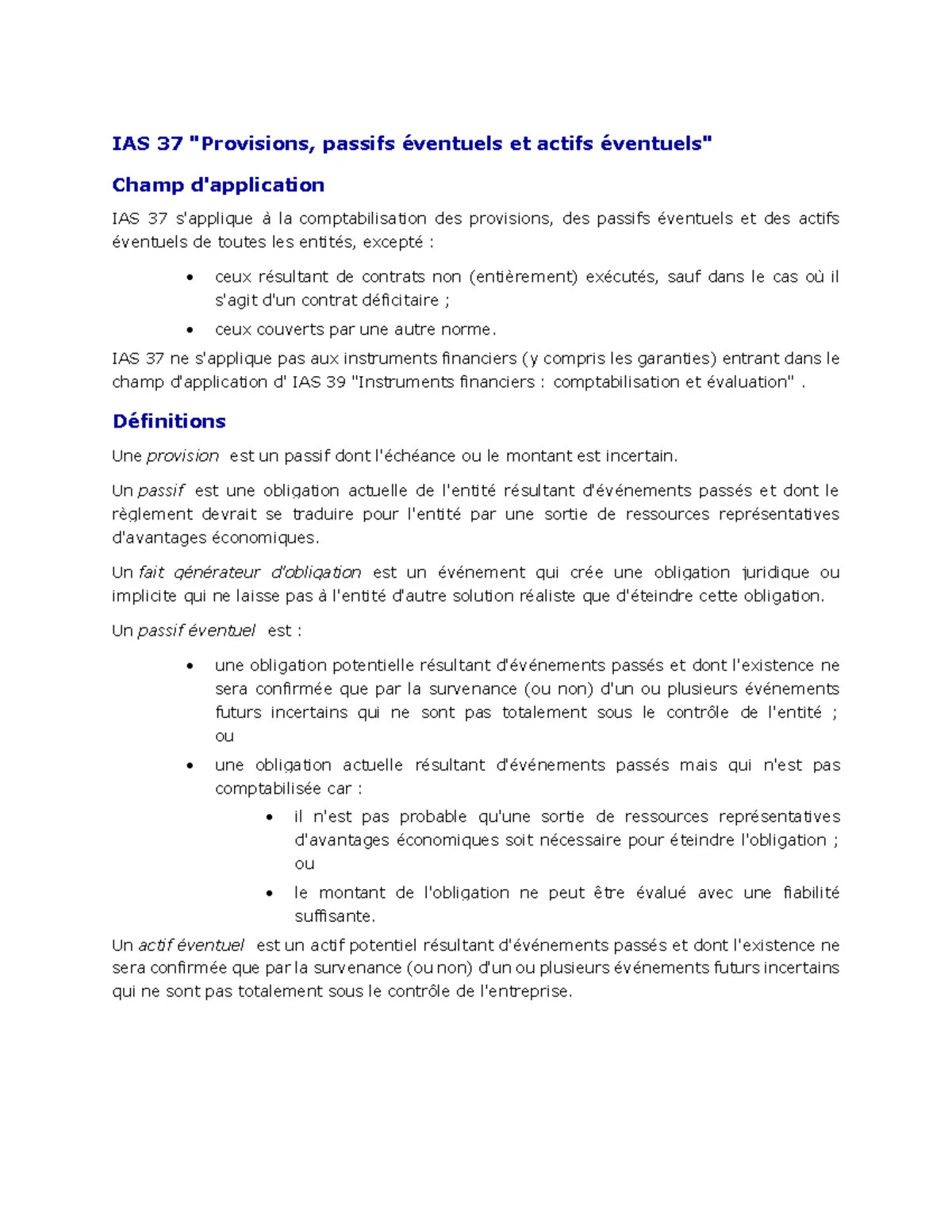 IAS 16 Resume Manuel CPA CANADA - IAS 16 "Immobilisations corporelles ...