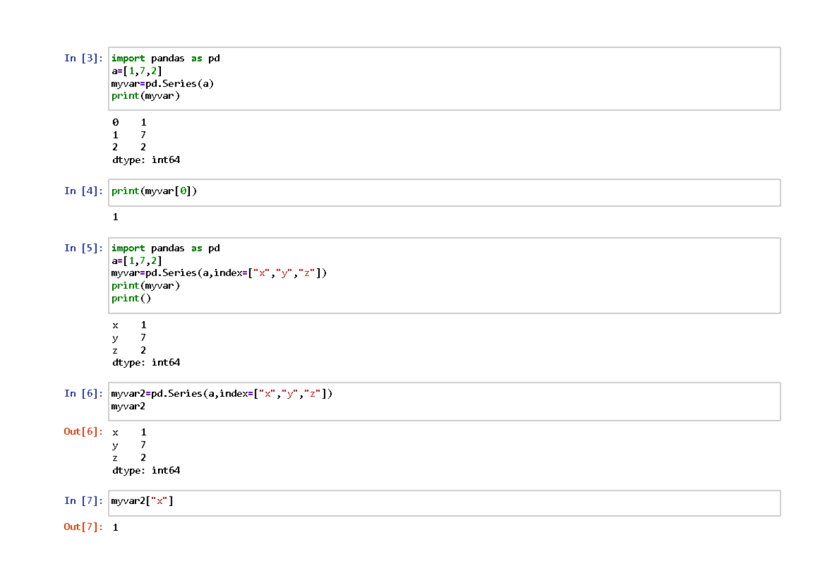 Day3.1 - Jupyter Notebook - In [3]: In [4]: In [5]: In [6]: In [7]: 0 1 ...