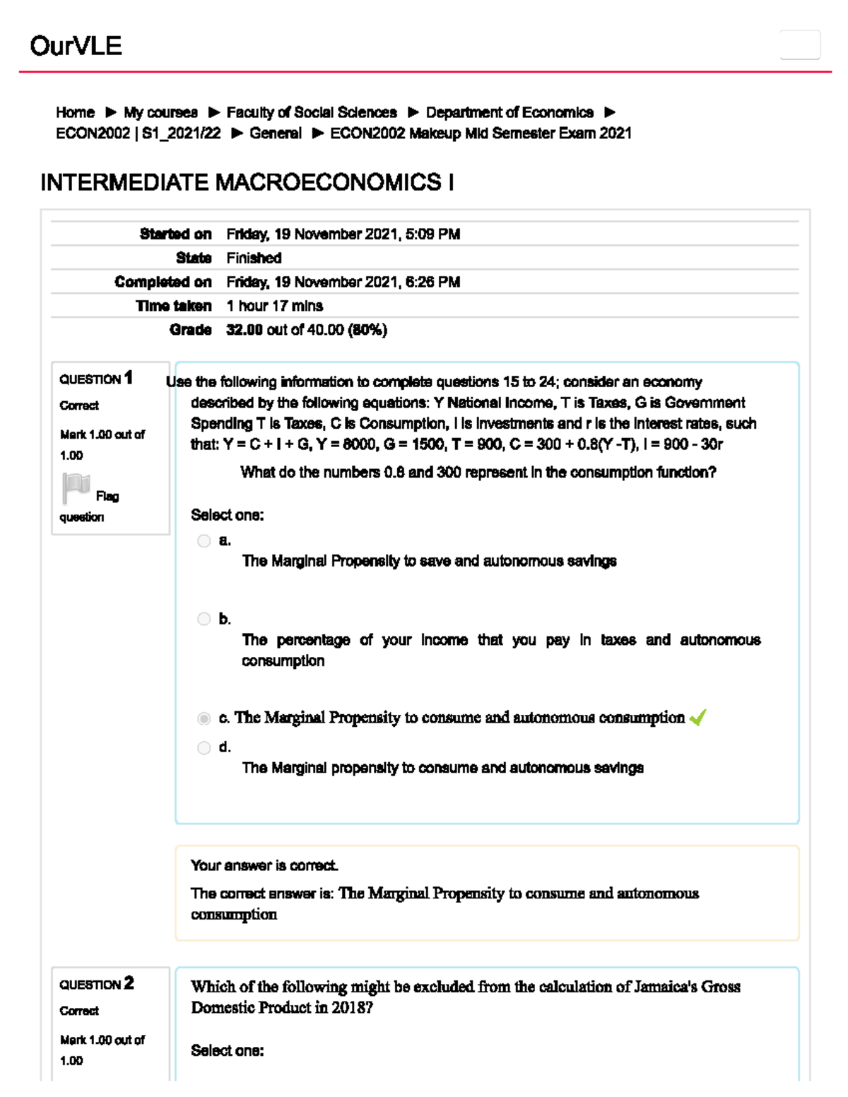 Midterm Exam Practice MCQs for Economics (Econ) - Studocu