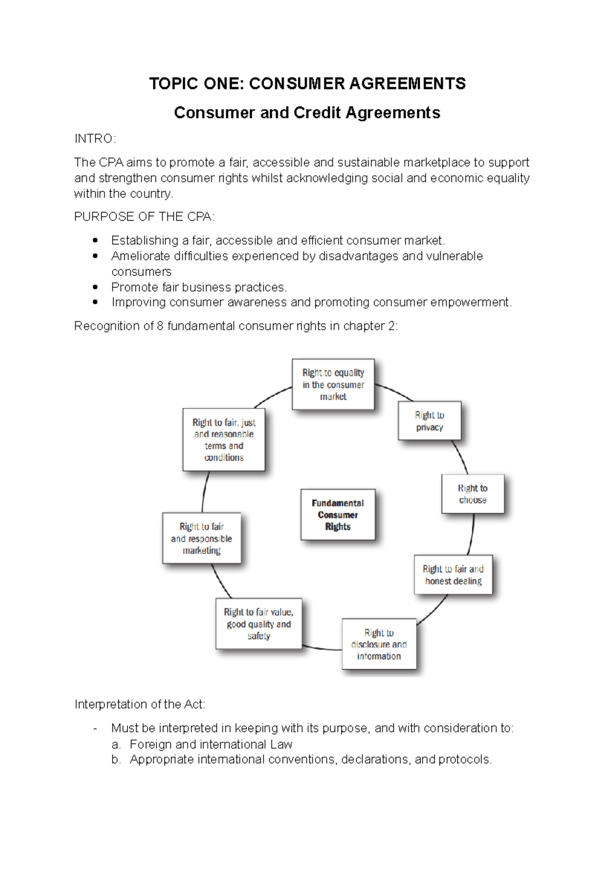 Consumer Law Guide: Key Insights on Consumer Agreements and Rights ...