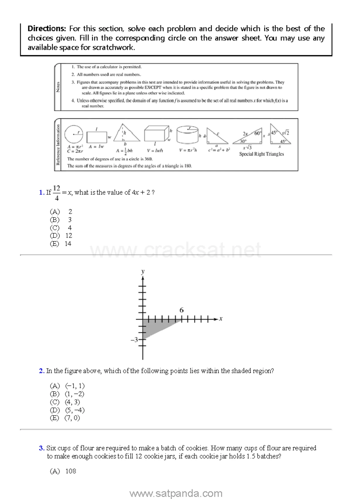 SAT Math Practice Test 7: Problem Solving Strategies and Solutions ...
