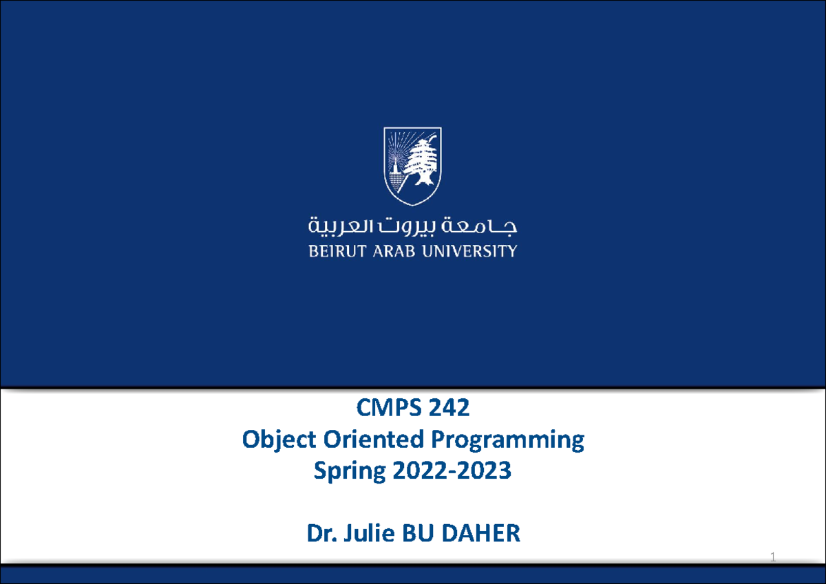Lec5 Oop Those Are Exercises To Practice On Object Oriented Lec5 Oop Those Are Exercises To Practice On Object Oriented