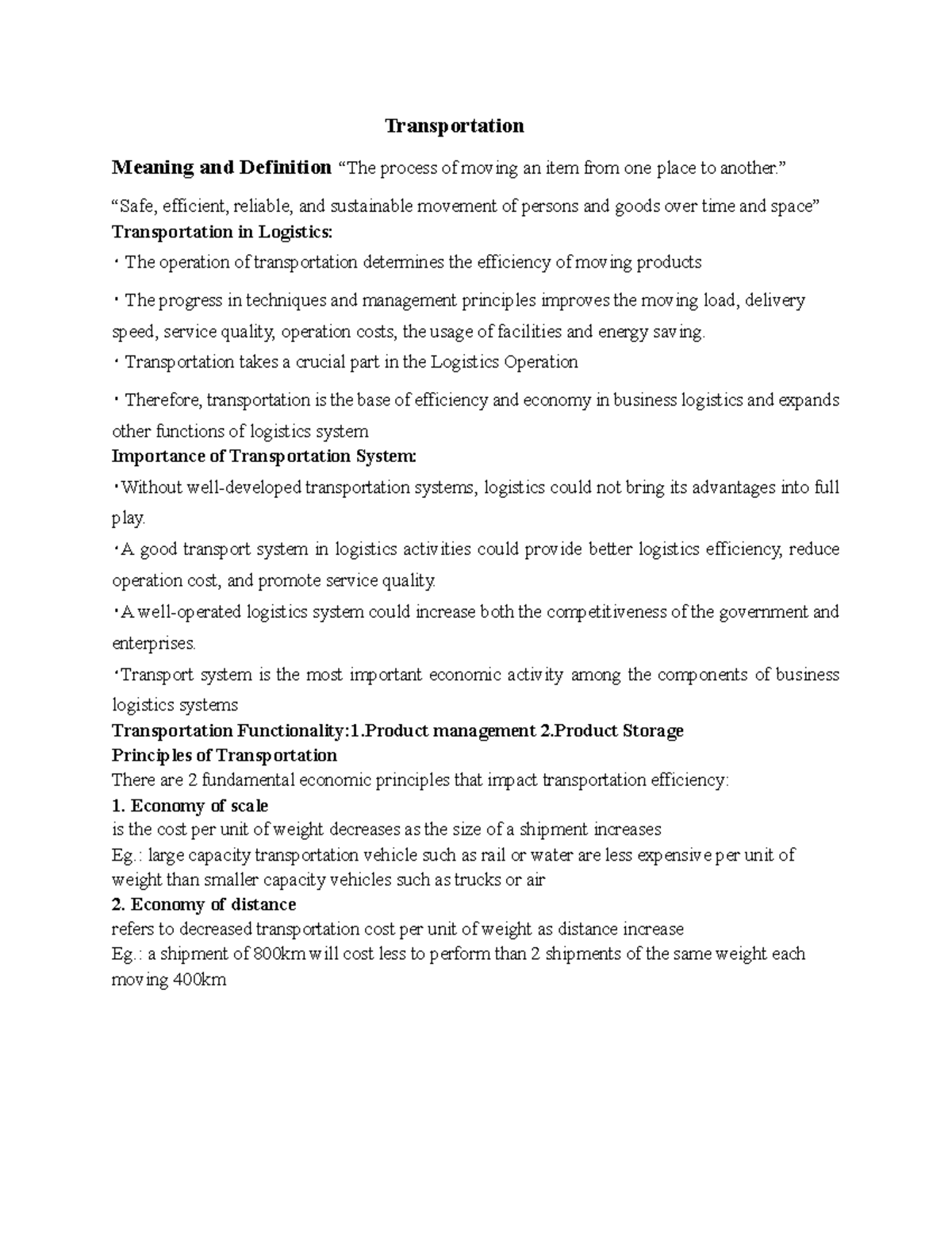 Transportation yheo - all theories - Transportation Meaning and ...