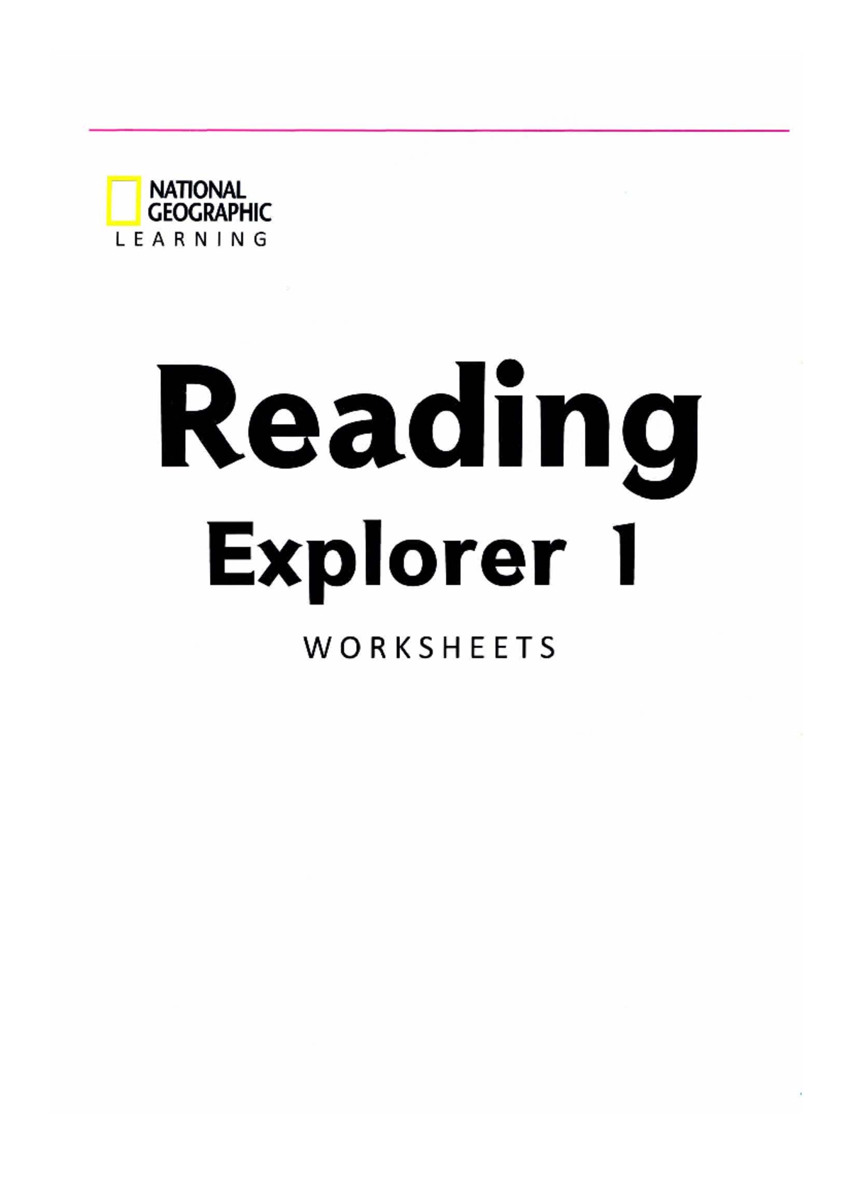 Reading Explorer 1 Worksheets: The Incredible Dolphin & More - Studocu