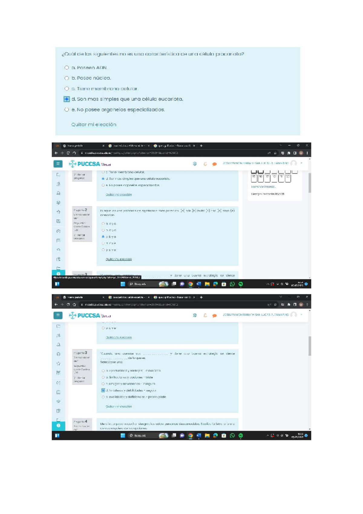 Simulador de Prueba de Admisión Medicina - PUCESA - Document Preview
