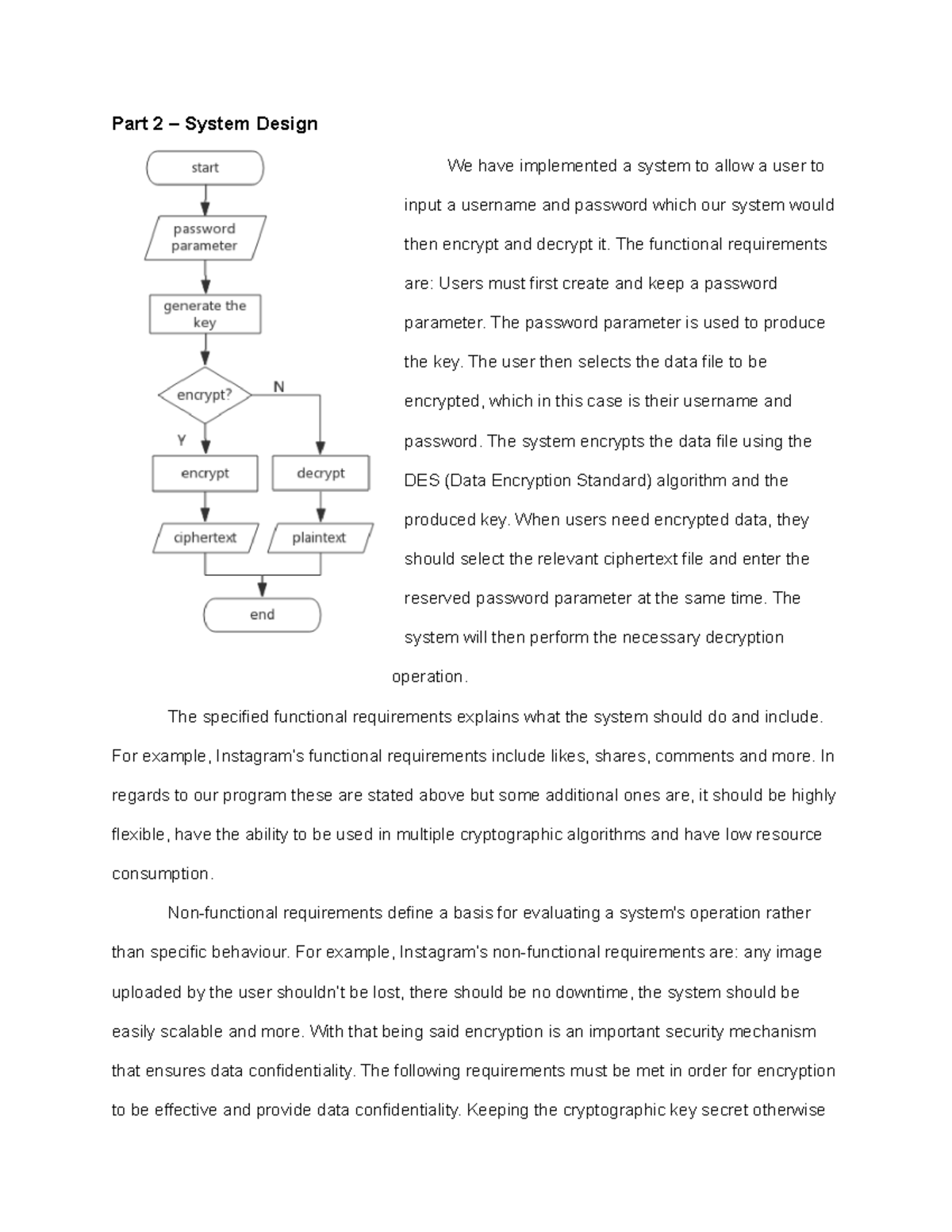 Untitled document - Prqact - Part 2 – System Design We have implemented ...