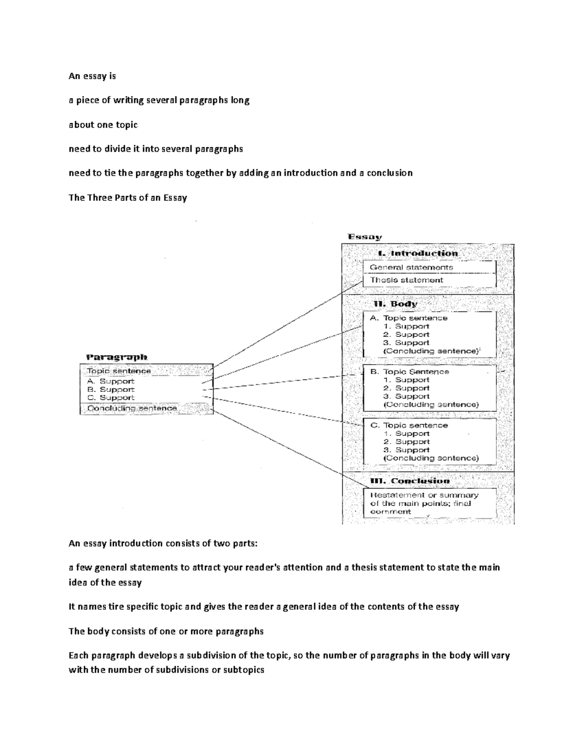 Essay Writing Guide: Structure, Thesis, and Conclusions - Studocu