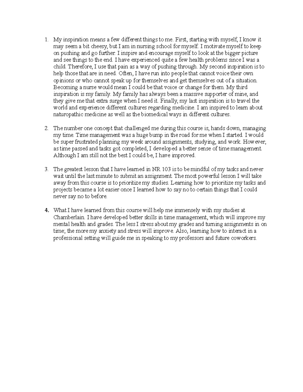 Final+PROJ+ Questions+ - My inspiration means a few different things to ...