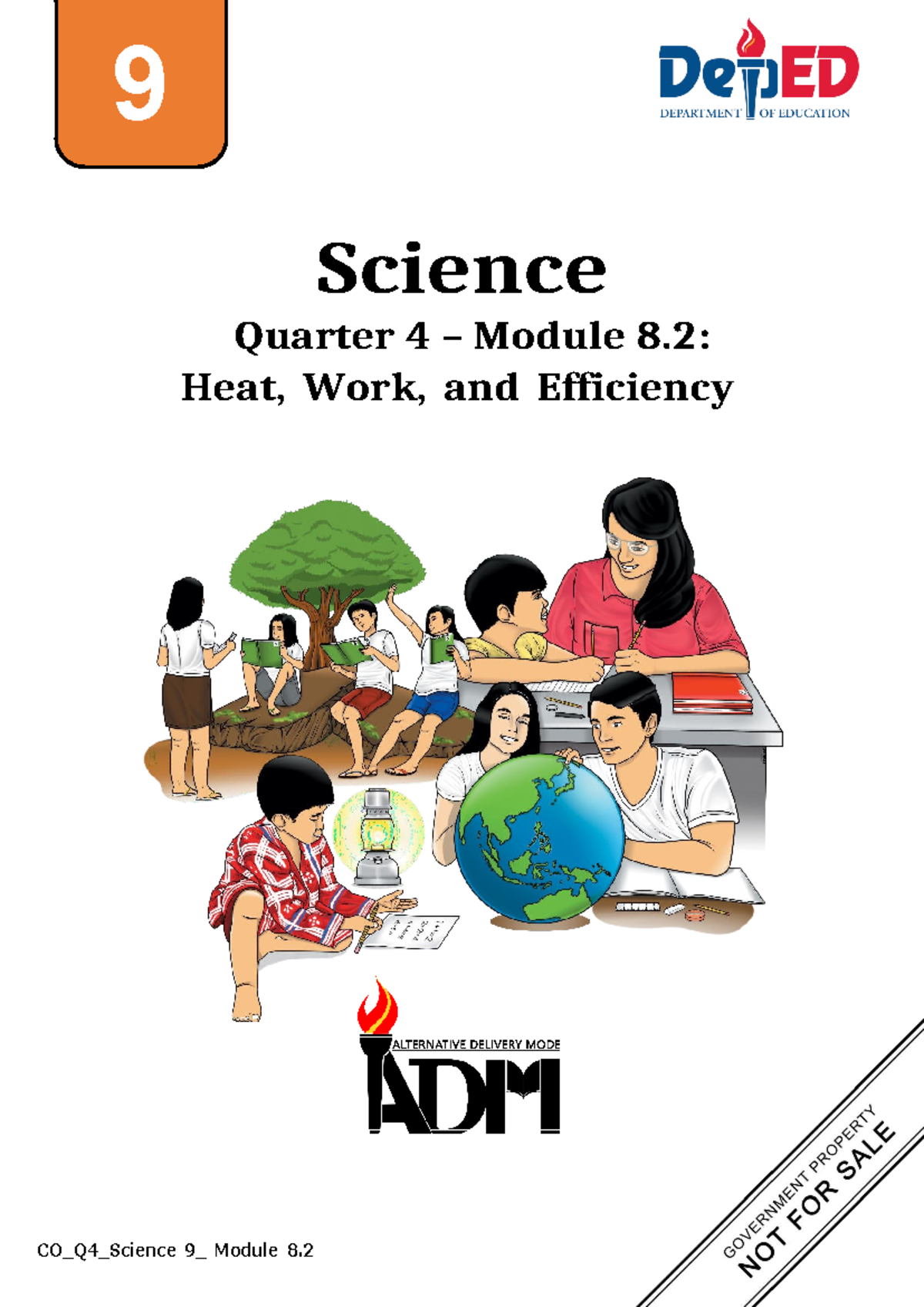 Science 9 Quarter 4 Module 8: Heat, Work, and Efficiency Study Guide ...