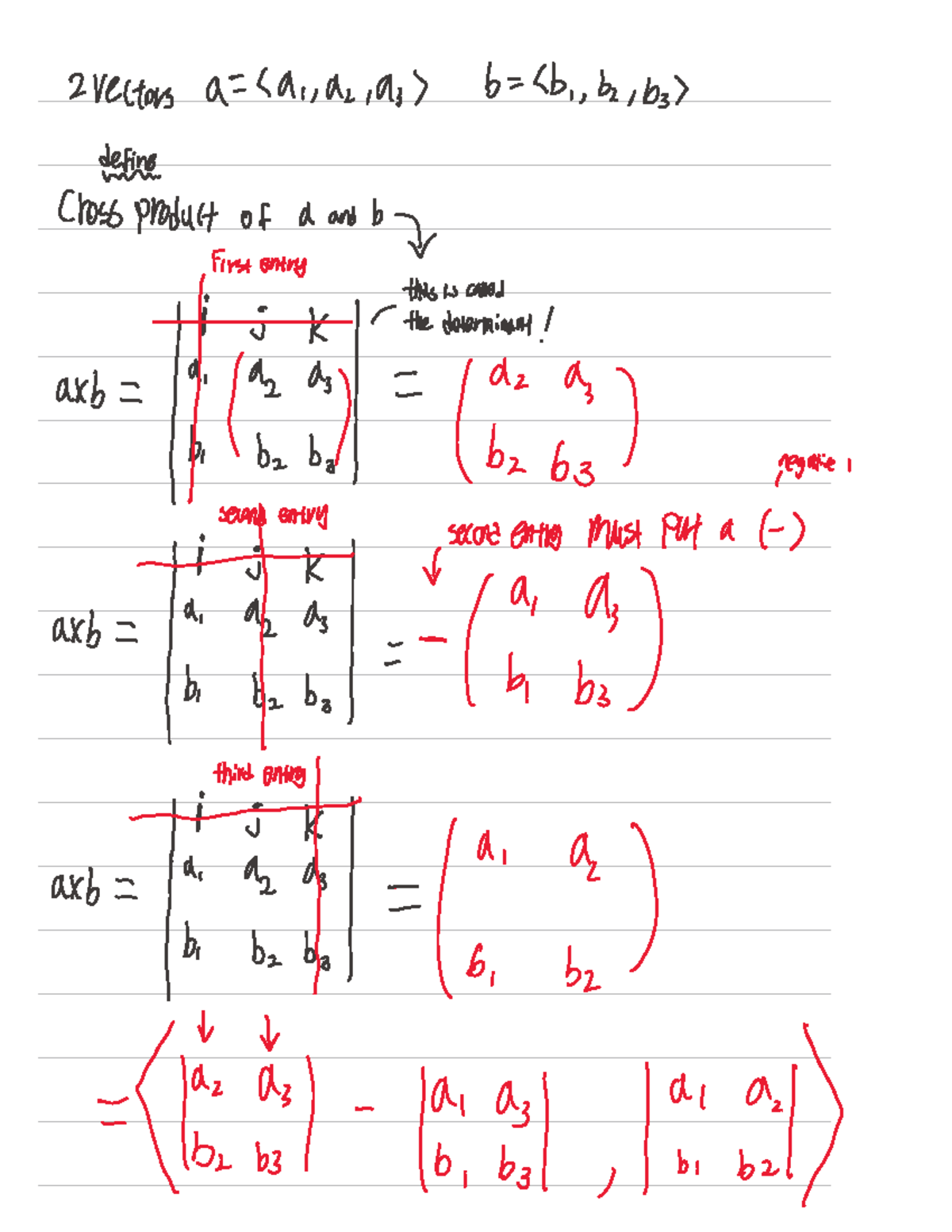 Cross Product of Vectors: Detailed Analysis and Applications - Studocu