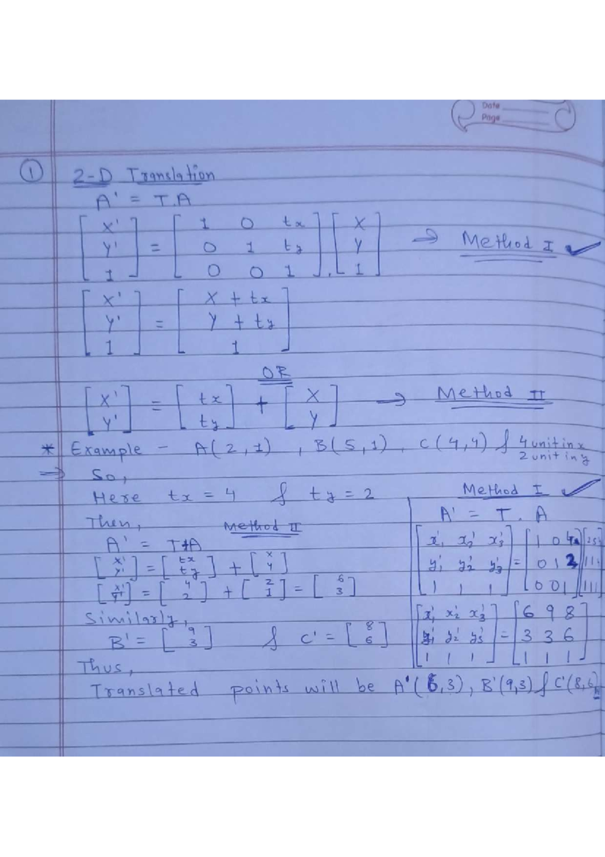Computer Graphics Algorithms: HCP ECC Sem 5 Notes - Studocu
