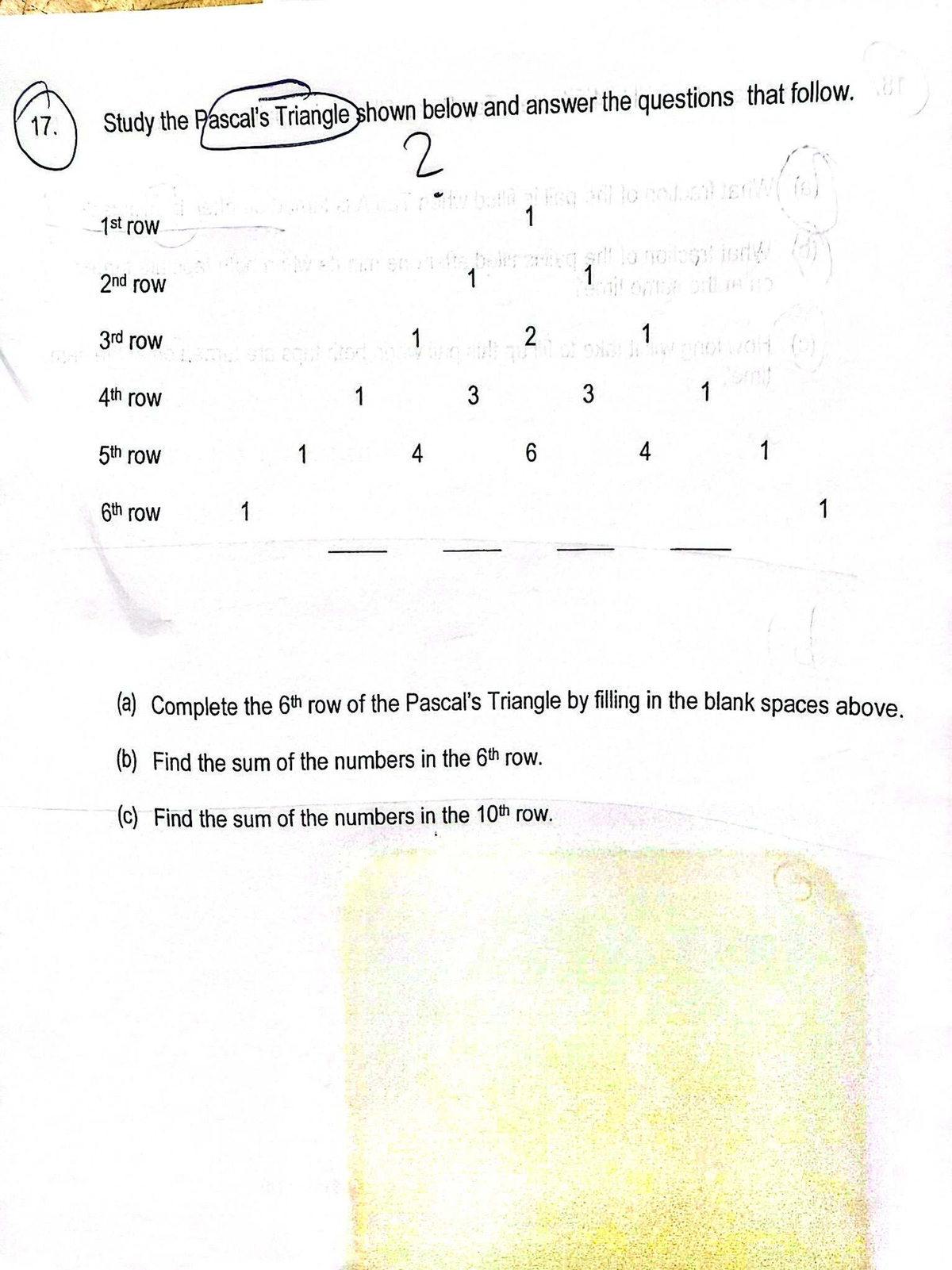Math Problems and Solutions: Triangle, Area, and Donations (MATH101 ...