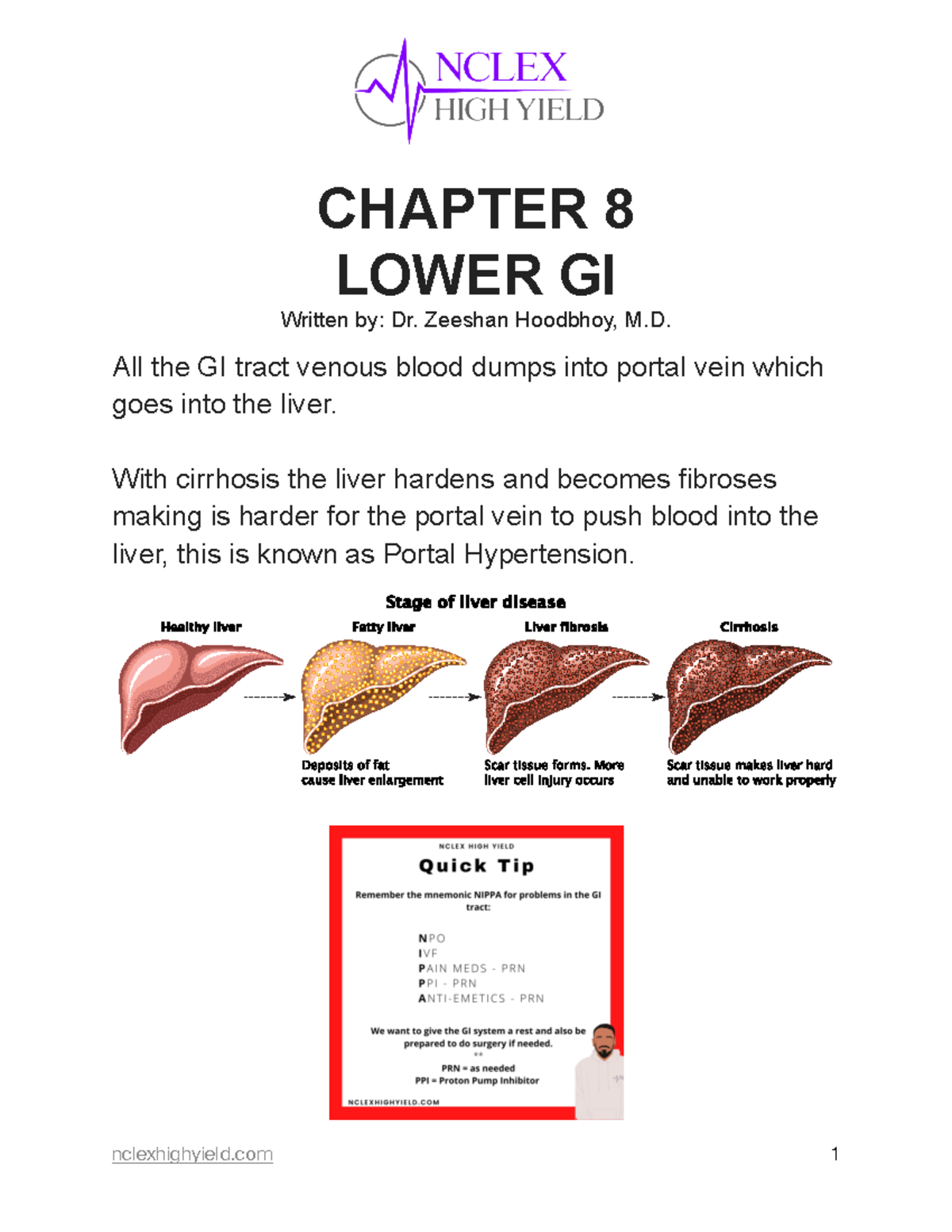 Chapter 8 - Lower GI Overview and Key Concepts (3 12 23) - Studocu