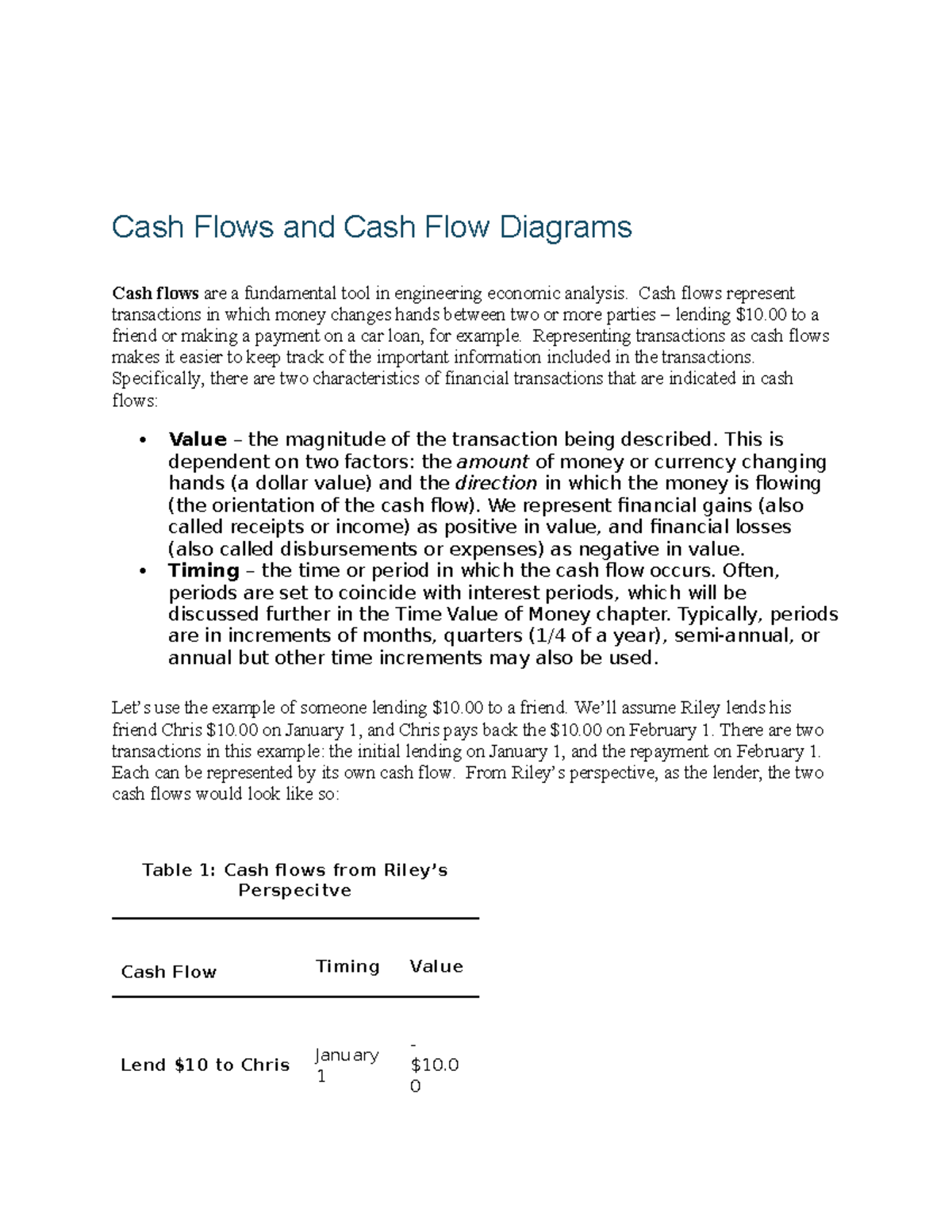 Cash Flow Diagrams: Understanding Cash Flows in Engineering Economics ...