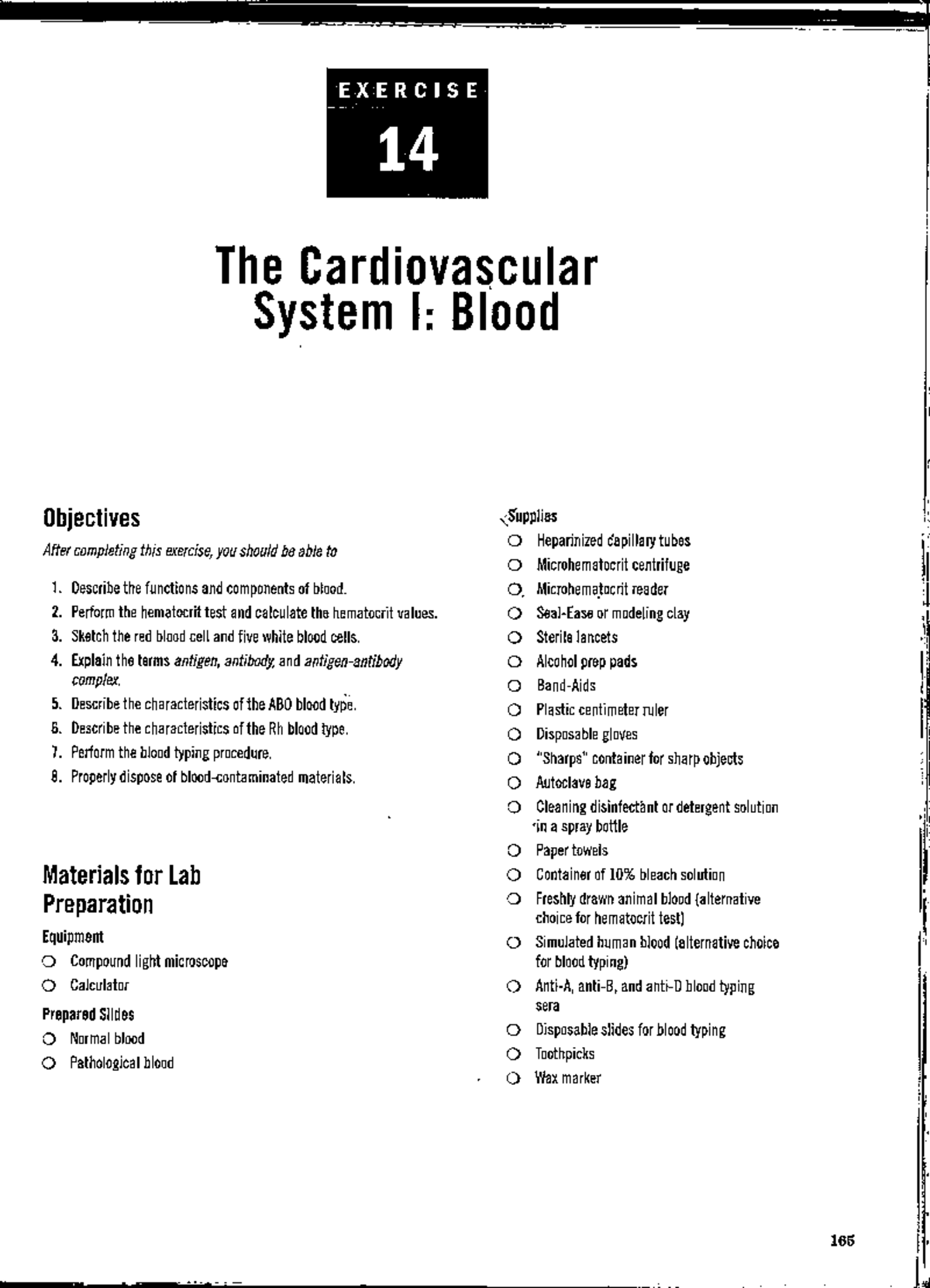 Lab 14 & 15: Hematocrit Testing & Blood Components Overview - Studocu
