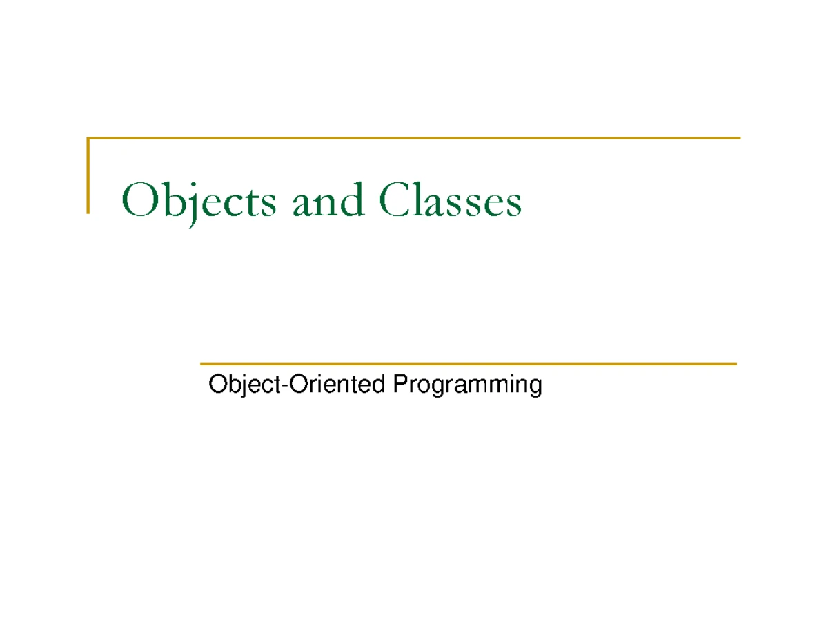 OOP Concepts Overview: Programming Fundamentals and Key Principles ...
