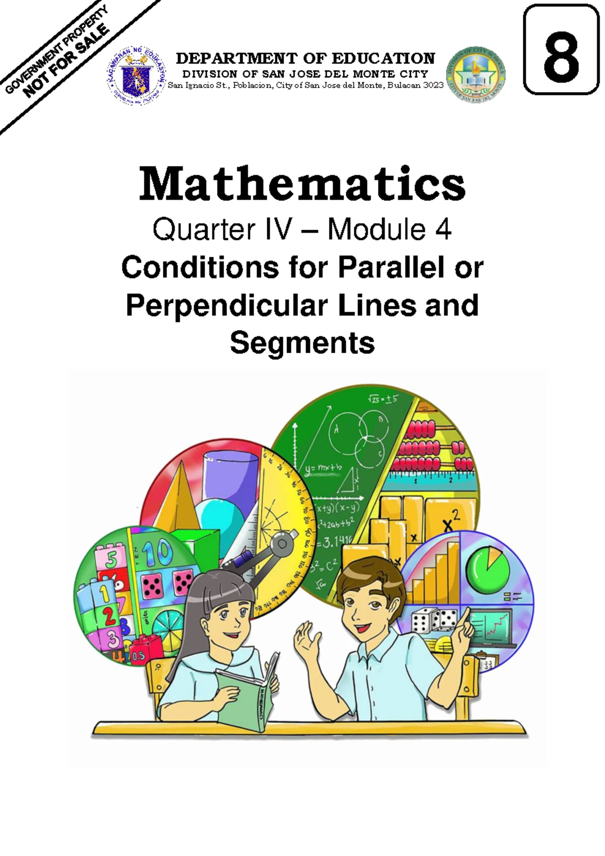 Math 8 - Q4 - Module 5: Exploring Parallel and Perpendicular Lines ...