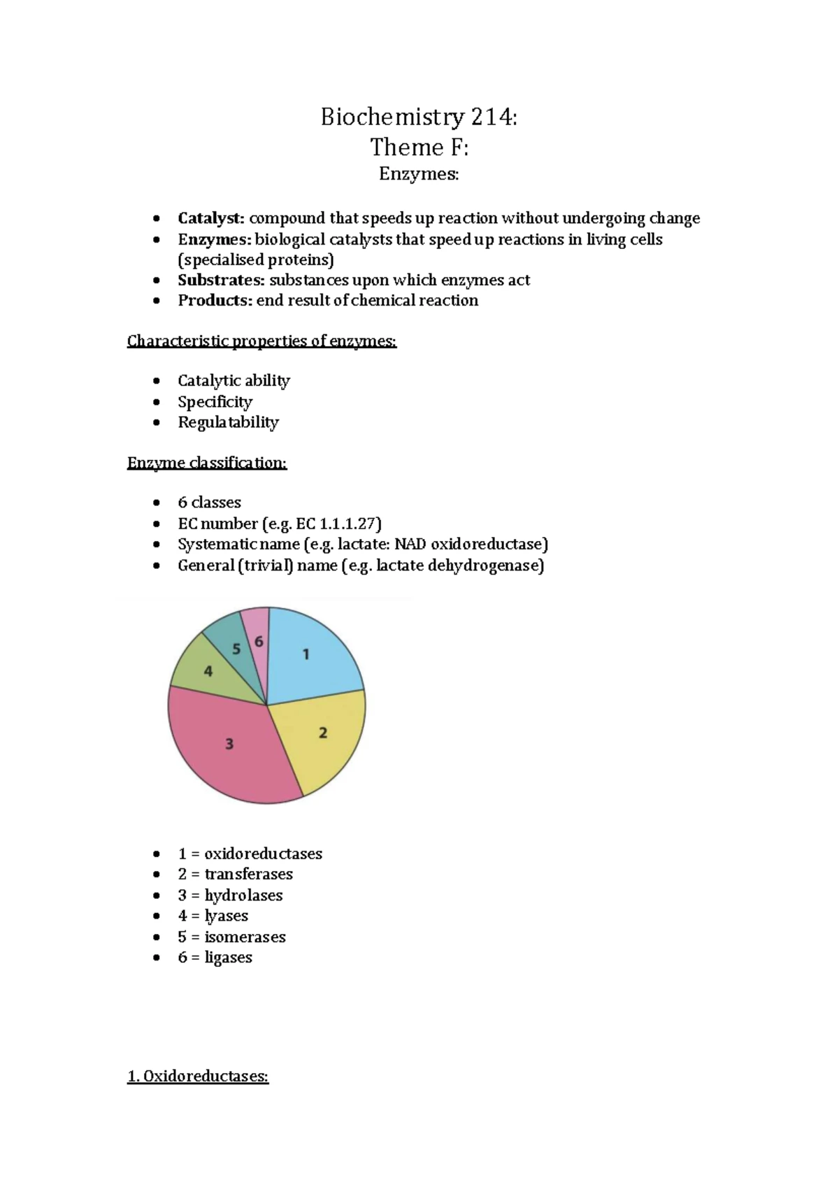 Biochemistry 214 TUT 5: Enzyme Kinetics Memo Analysis and Graphs - Studocu
