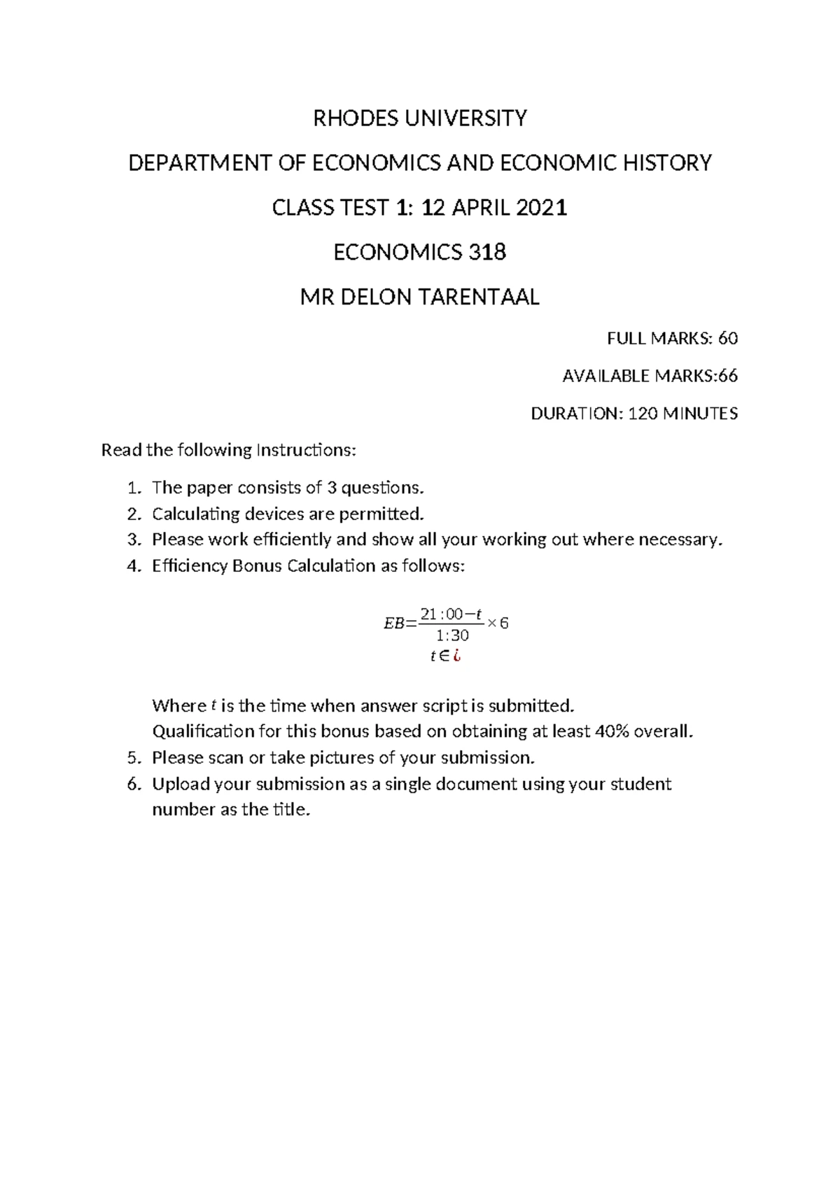 Tutorial 1 Solutions: Matrix Multiplication & Conformability Assessment ...