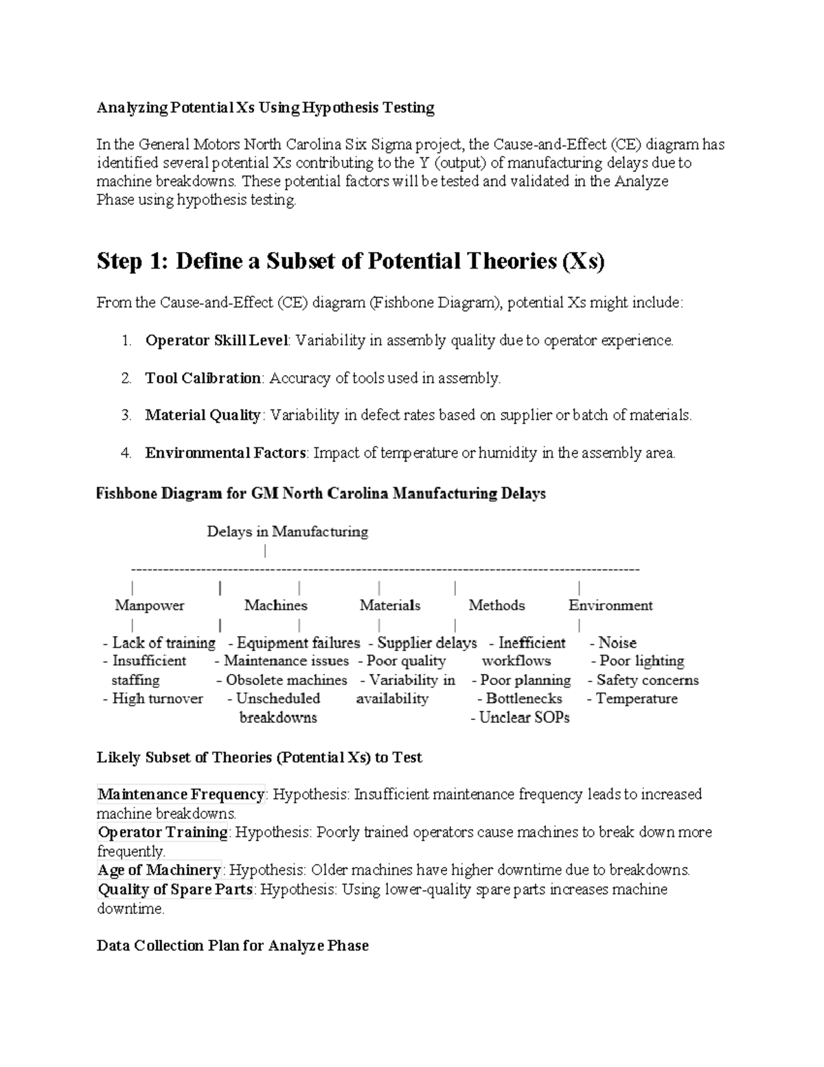 7-4 CE Diagram Notes on Xs Analysis via Hypothesis Testing - Studocu