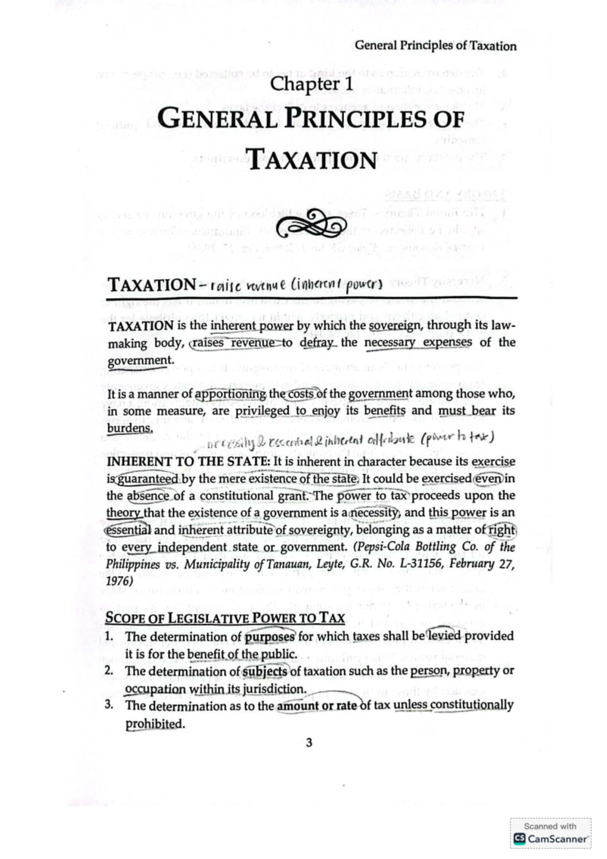General Principles of Taxation (Tax 101) - Chapter 1 Overview and Key ...