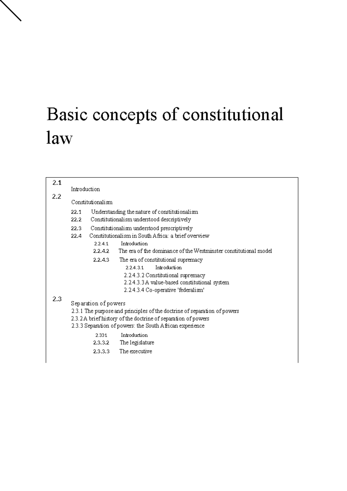Constitutional Law Concepts: Understanding South African ...
