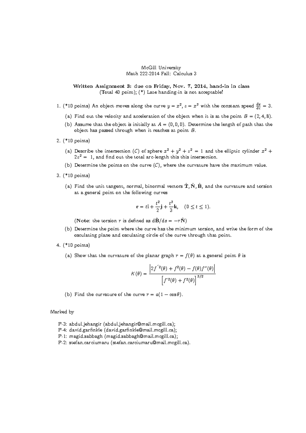 WS-3-Math222-2014F: Calculus 3 Written Assignment Details and Problems ...