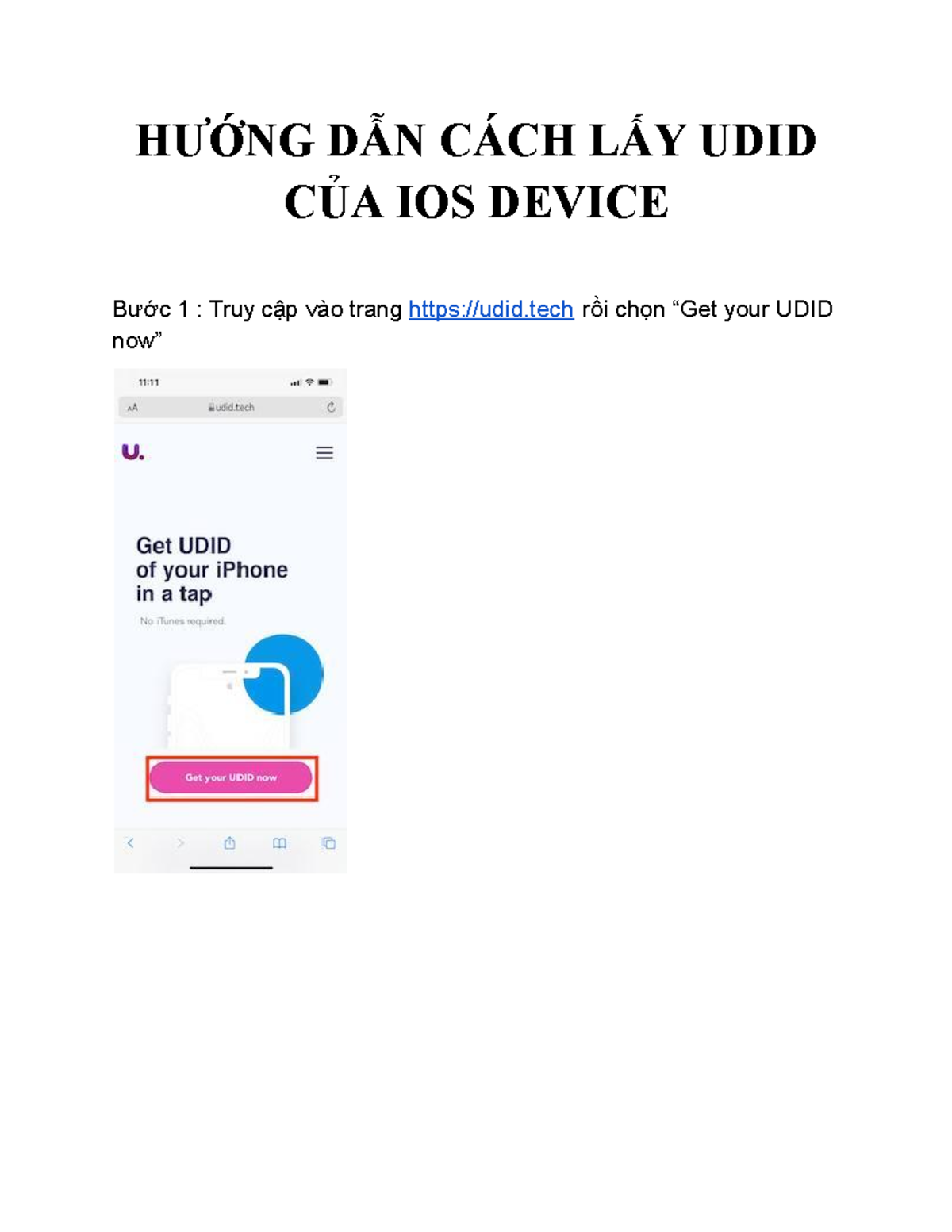 Mobile HƯỚNG DẪN CÁCH LẤY UDID CỦA IOS Device - quan tri kinh doanh ...