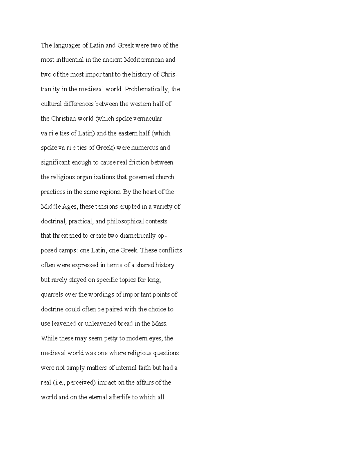 Byzantine Views on Papal Primacy and Practices: A Historical Analysis ...