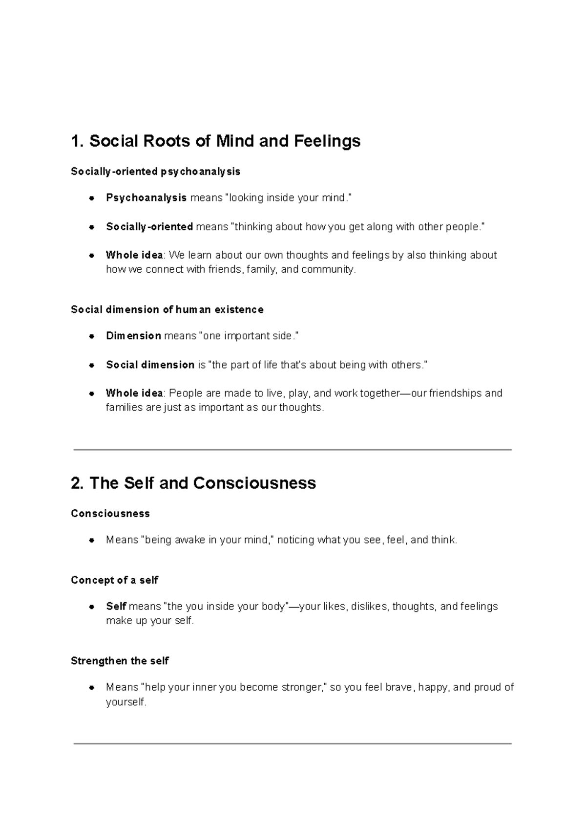 Psychology 213 - Exploring Social Roots and Consciousness in Human ...